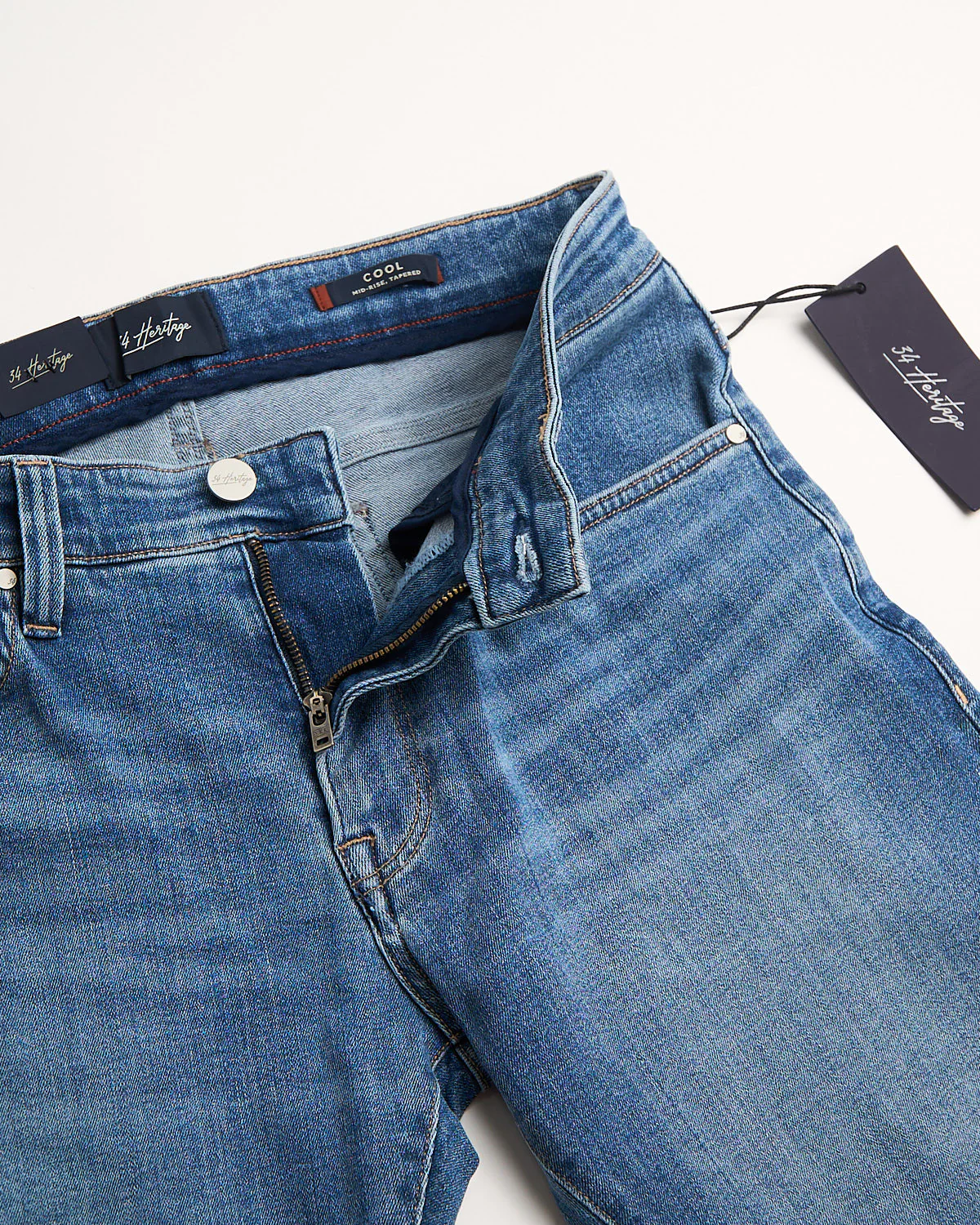 'Cool' Light Shaded Organic Jeans - Image 2