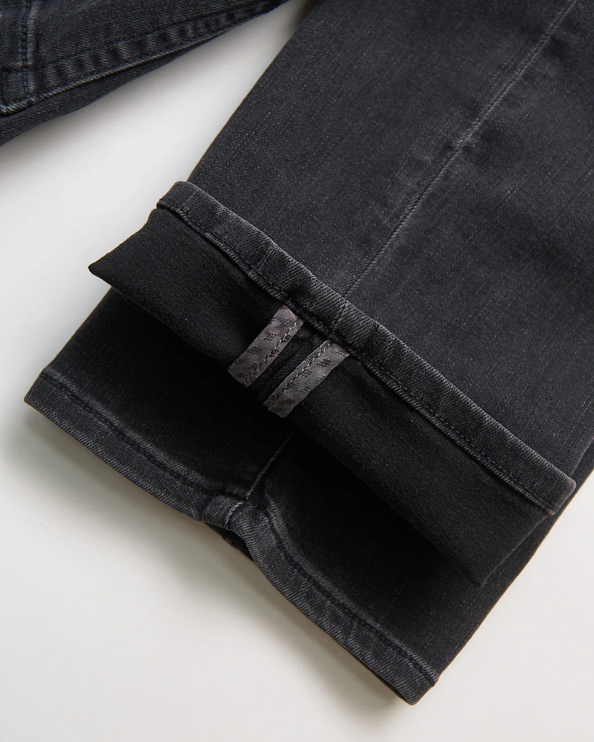 Dark Smoke Refined ' Cool' Fit Slim Stretch Jeans - Image 4