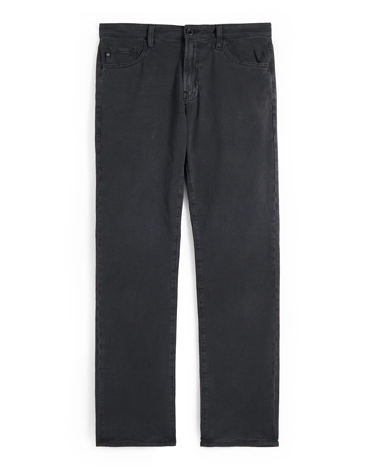 Everett Sulfur Antique Black Cotton & Linen Jeans