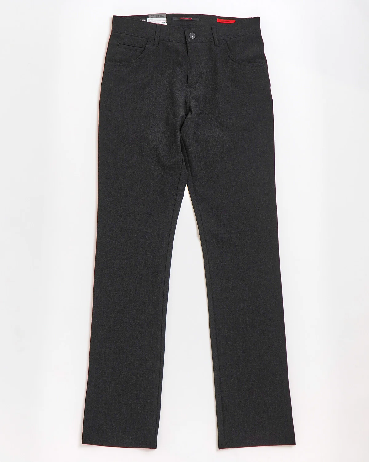 Charcoal 'Stone' Modern Fit Ceramica 5 Pocket Tech Dress Pants - Image 7