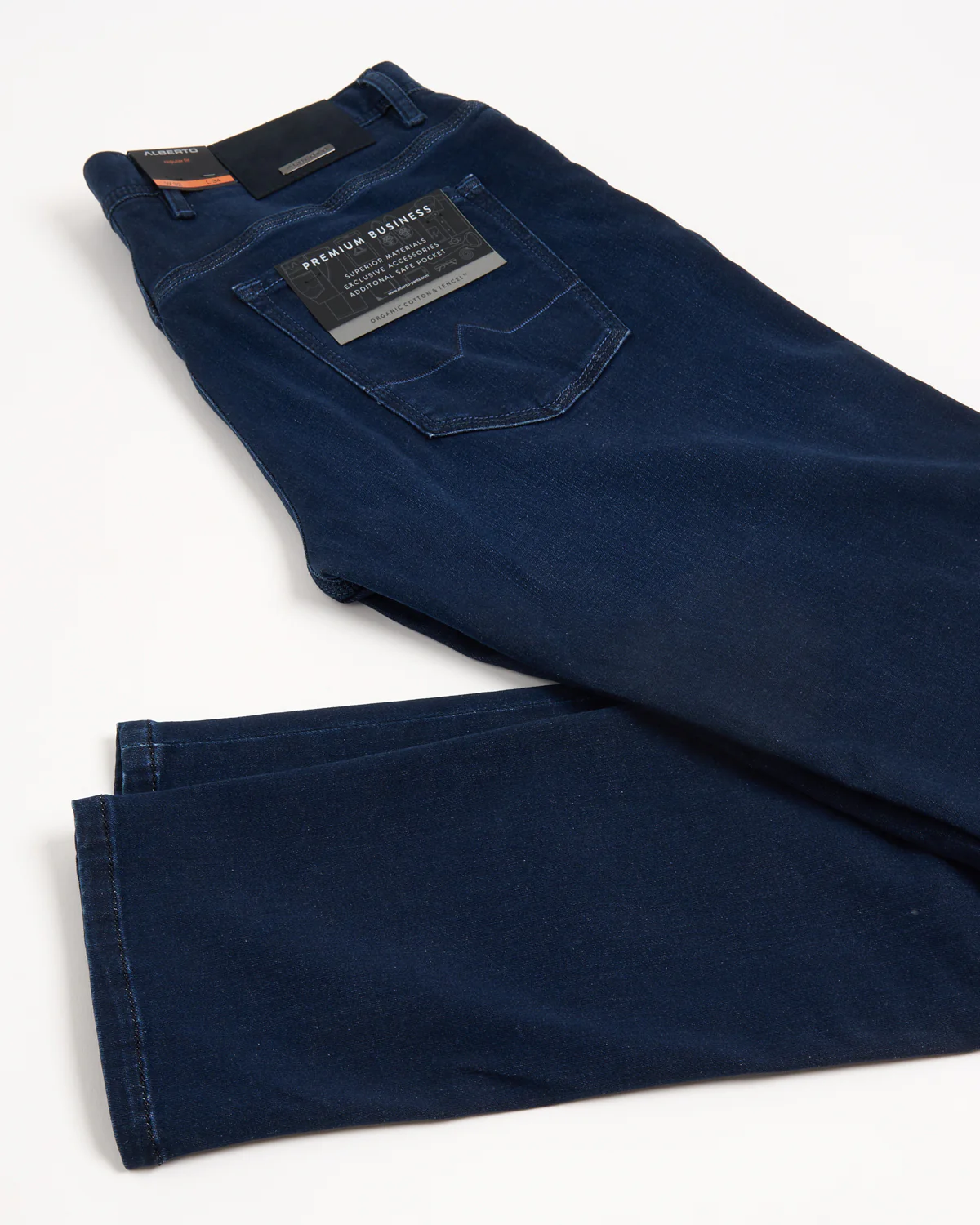 Cotton & Tencel Premium Business Denim Jeans - Image 7