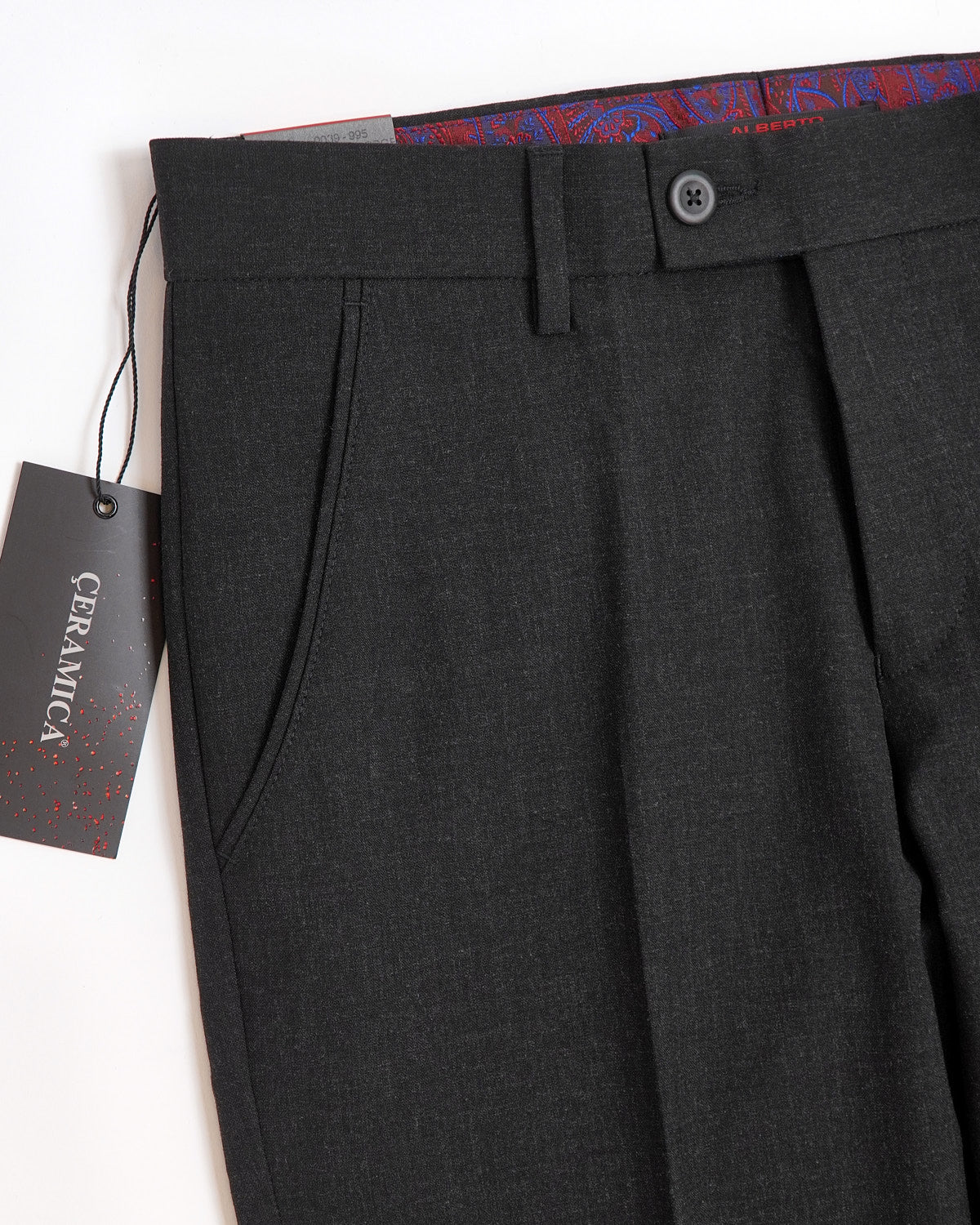 George Charcoal Ceramica Dress Pant - Image 4