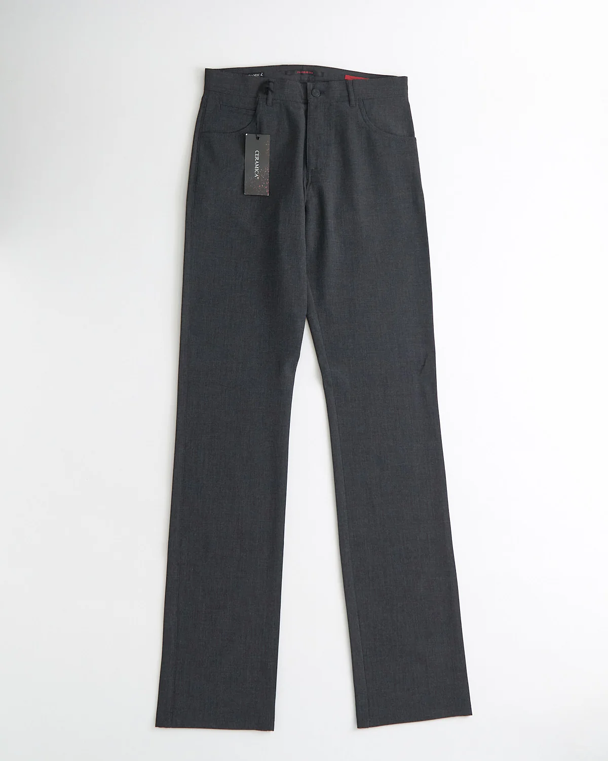 Grey 'stone' Modern Fit Ceramica 5 Pocket Tech Dress Pants - Image 8