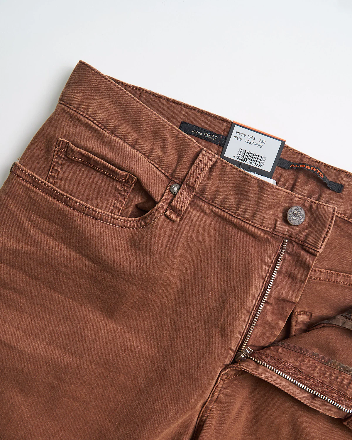 'Pipe' Regular Fit Super Stretch Vintaged Denim - Image 4