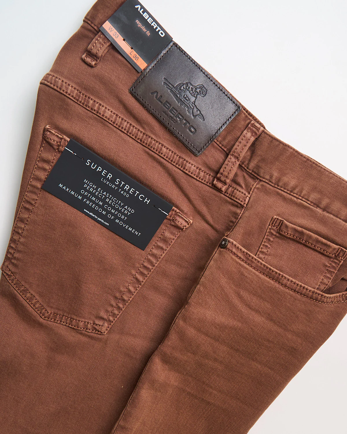 'Pipe' Regular Fit Super Stretch Vintaged Denim - Image 5
