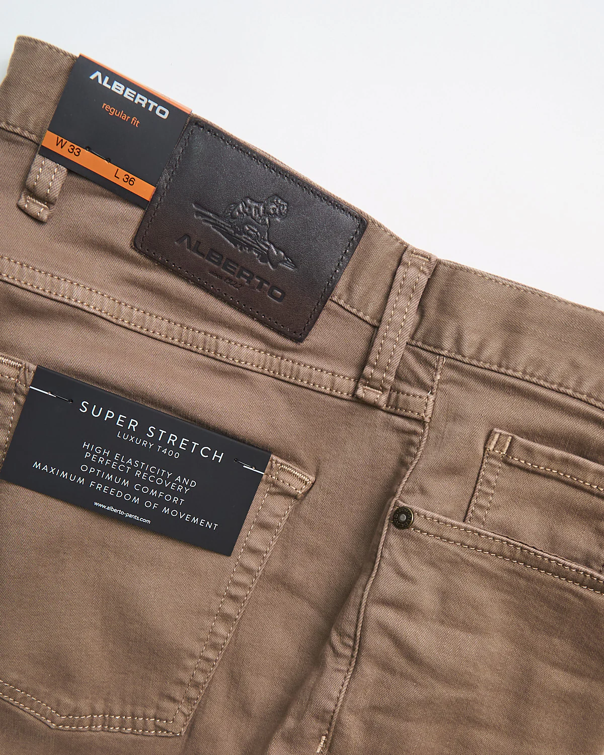 'Pipe' Regular Fit Super Stretch Vintaged Denim - Image 5