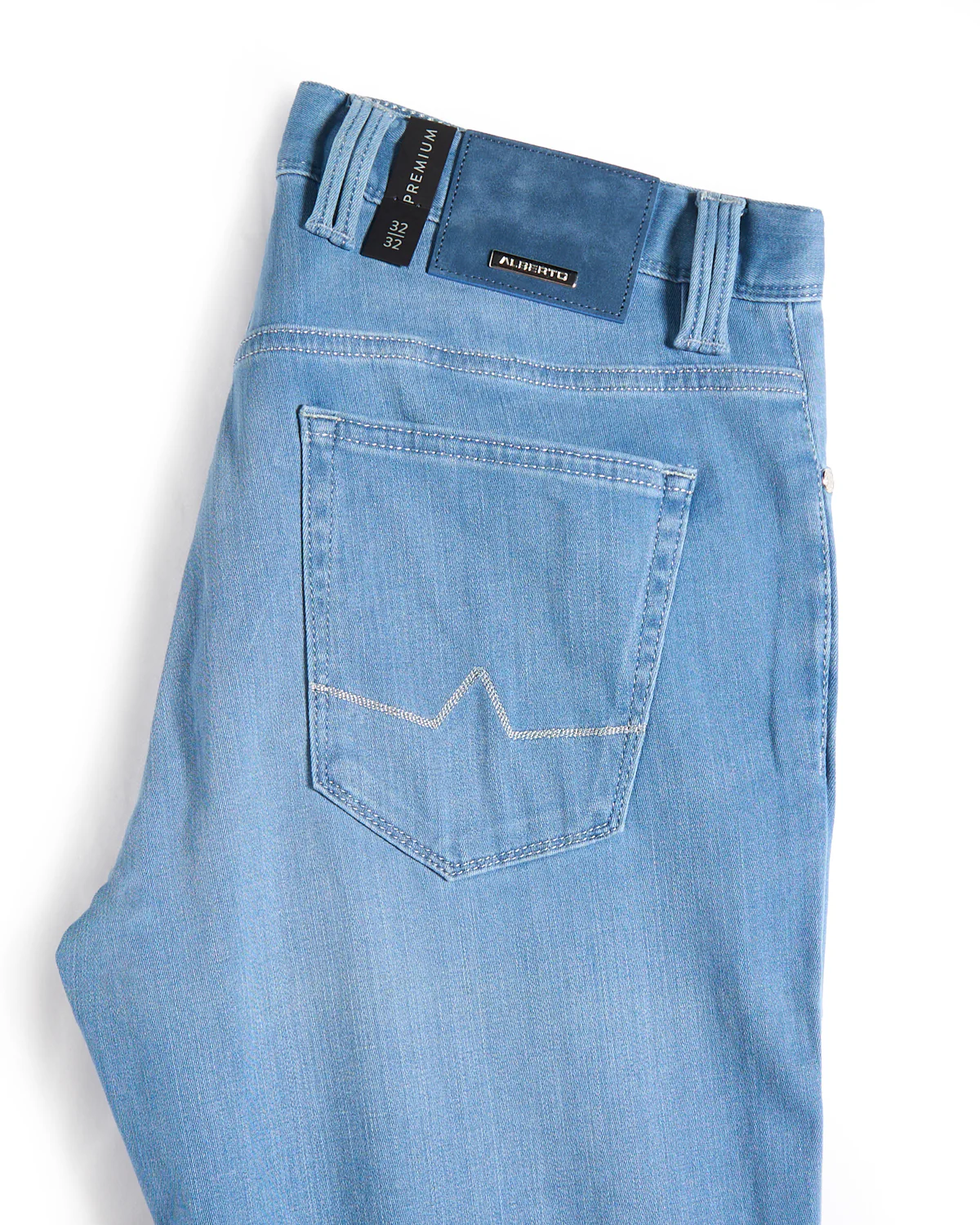 Premium Business 'Pipe' Washed Denim Jeans - Image 5