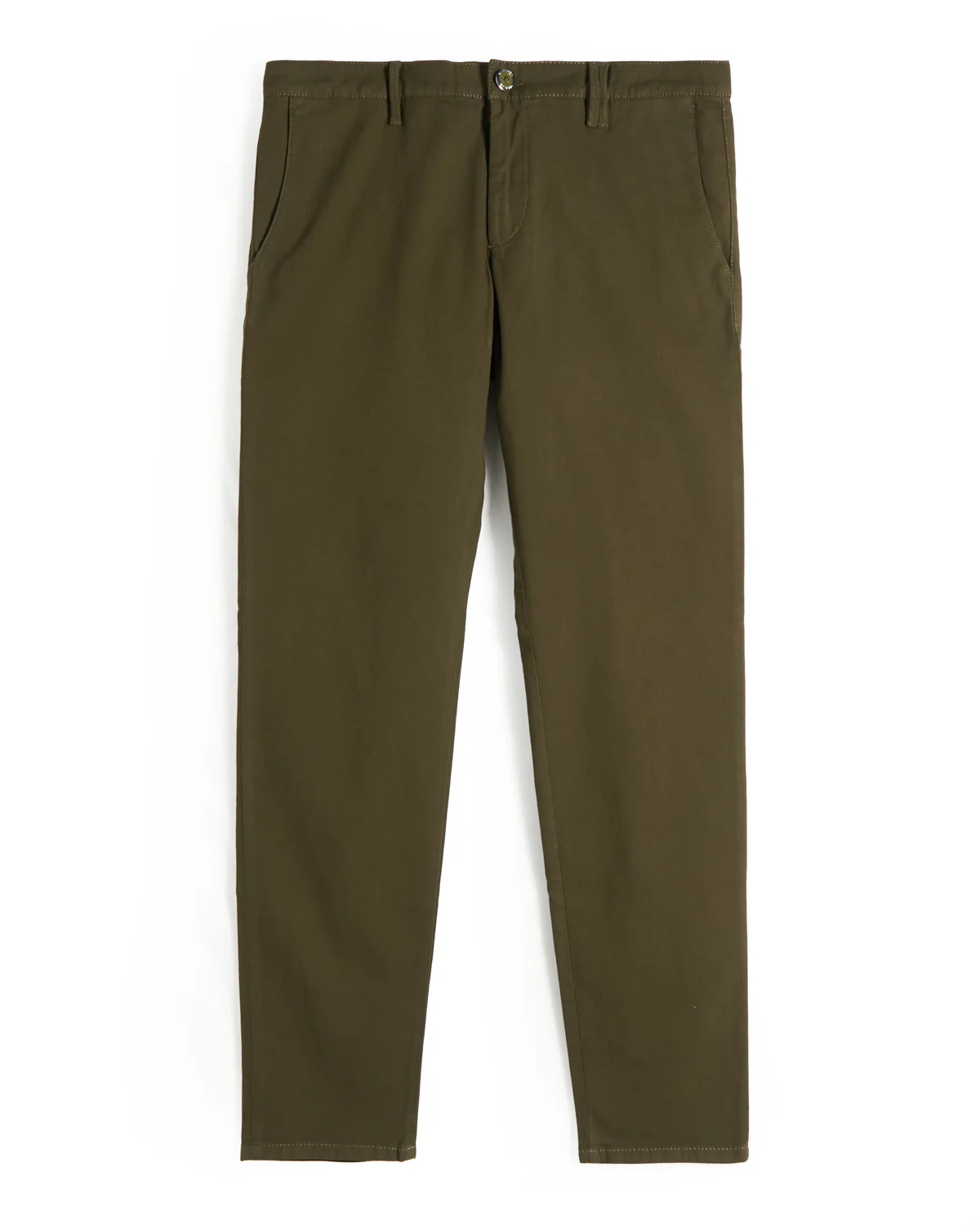 Textured Cotton Stretch Slim Fit Trousers