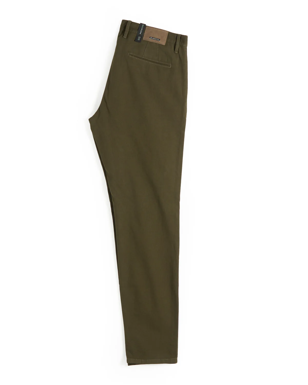 Textured Cotton Stretch Slim Fit Trousers - Image 3