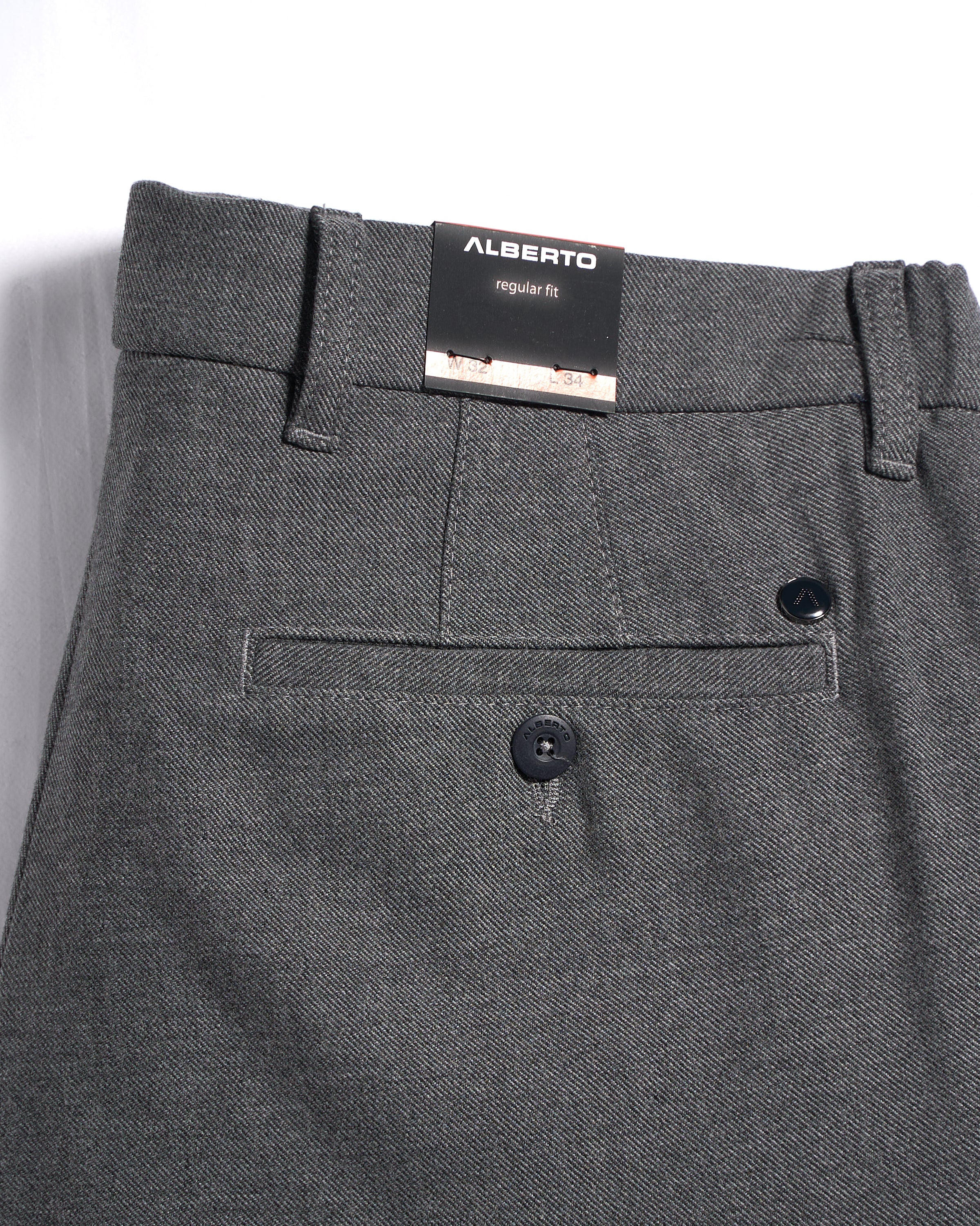 Washable Dressy 'Flannel Look' Pants - Image 5