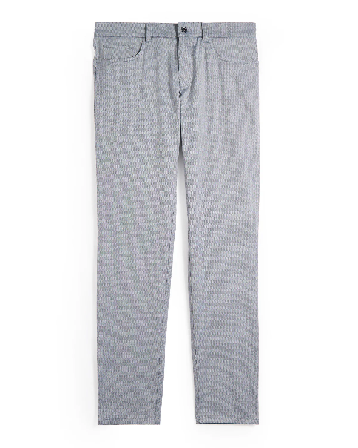 White & Blue Two Tone Ceramica 'Pipe' 5 Pocket Dressy Pants