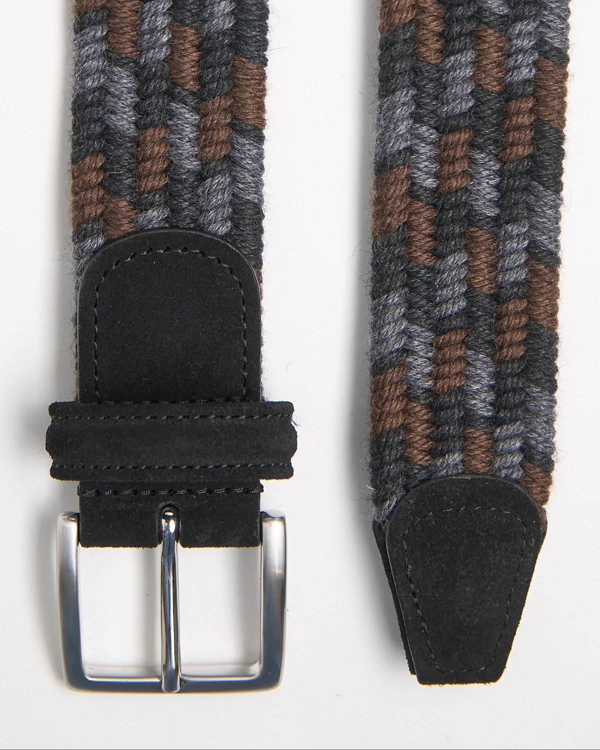 Braided Wool Multi Colour Stretch Belt - Image 4