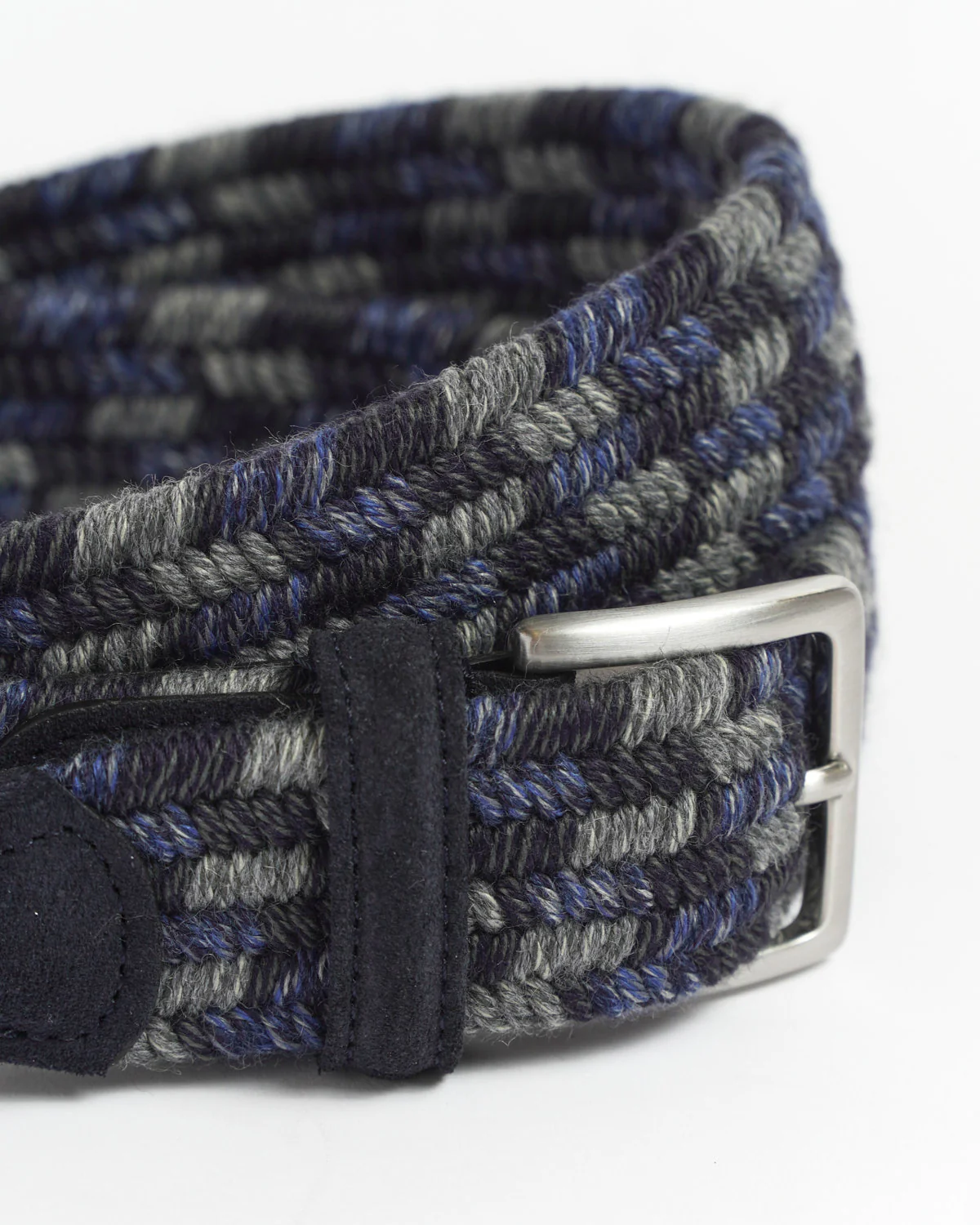 Cashmere Wool Braided Stretch Belt - Image 3