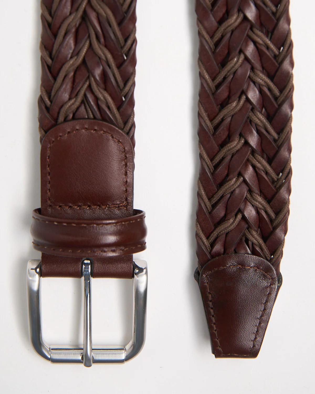 Elegant Braided Leather Belt - Image 4