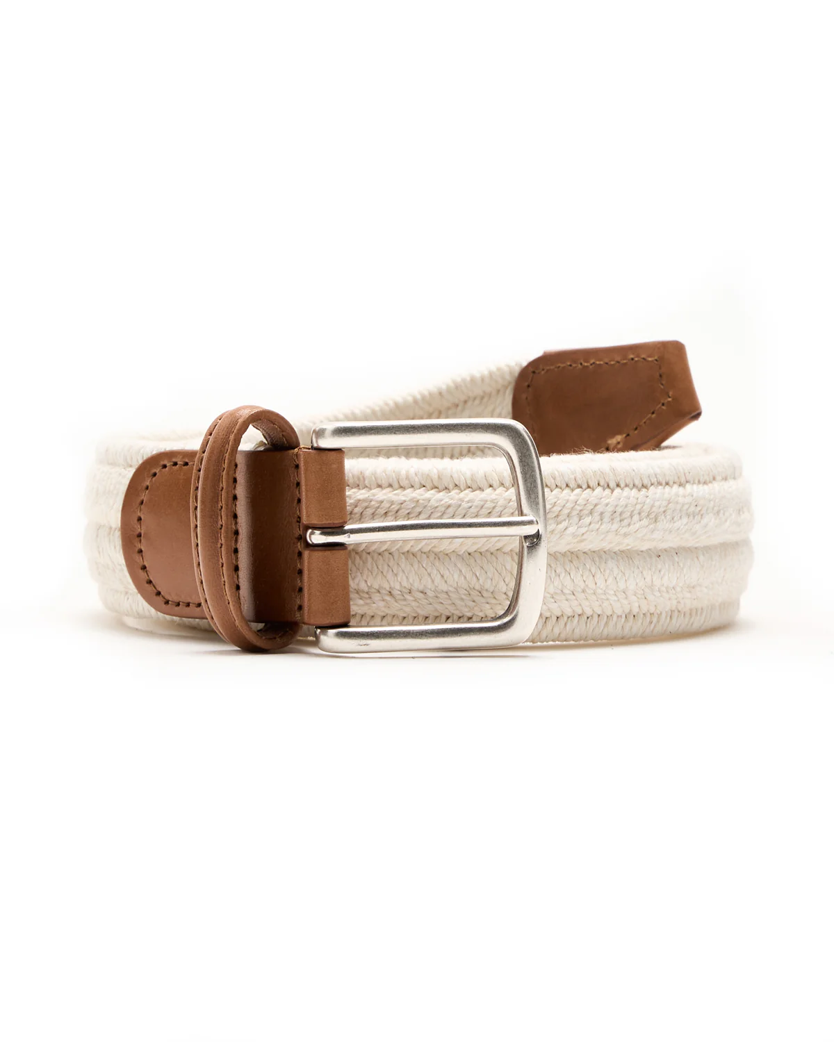 Solid Stretch Braided Belt