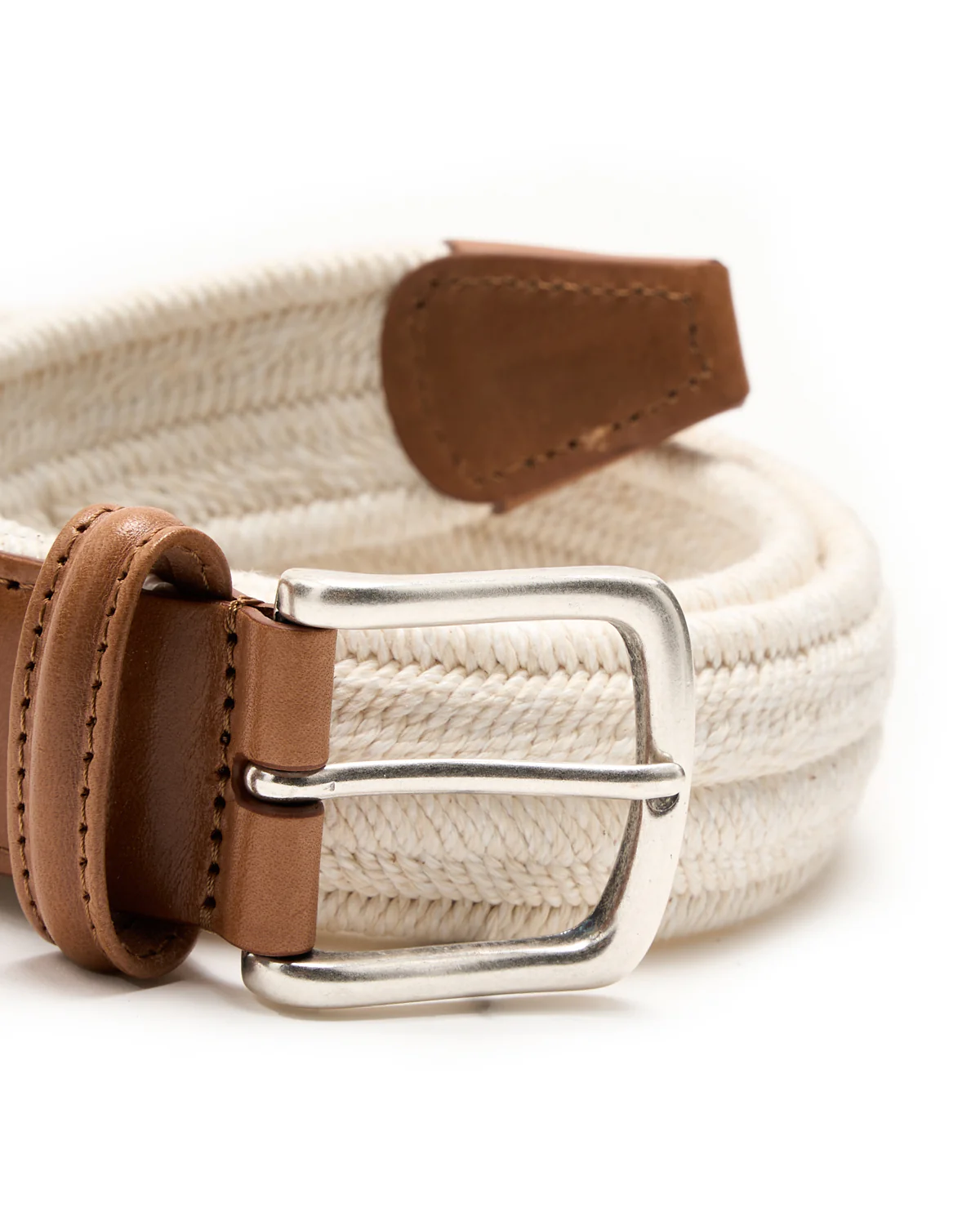Solid Stretch Braided Belt - Image 2