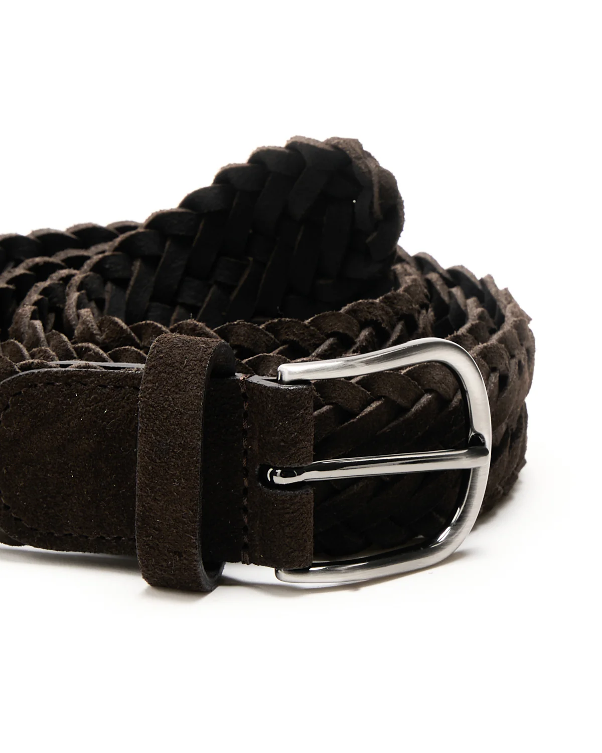 Suede Leather Braided Belt - Image 2