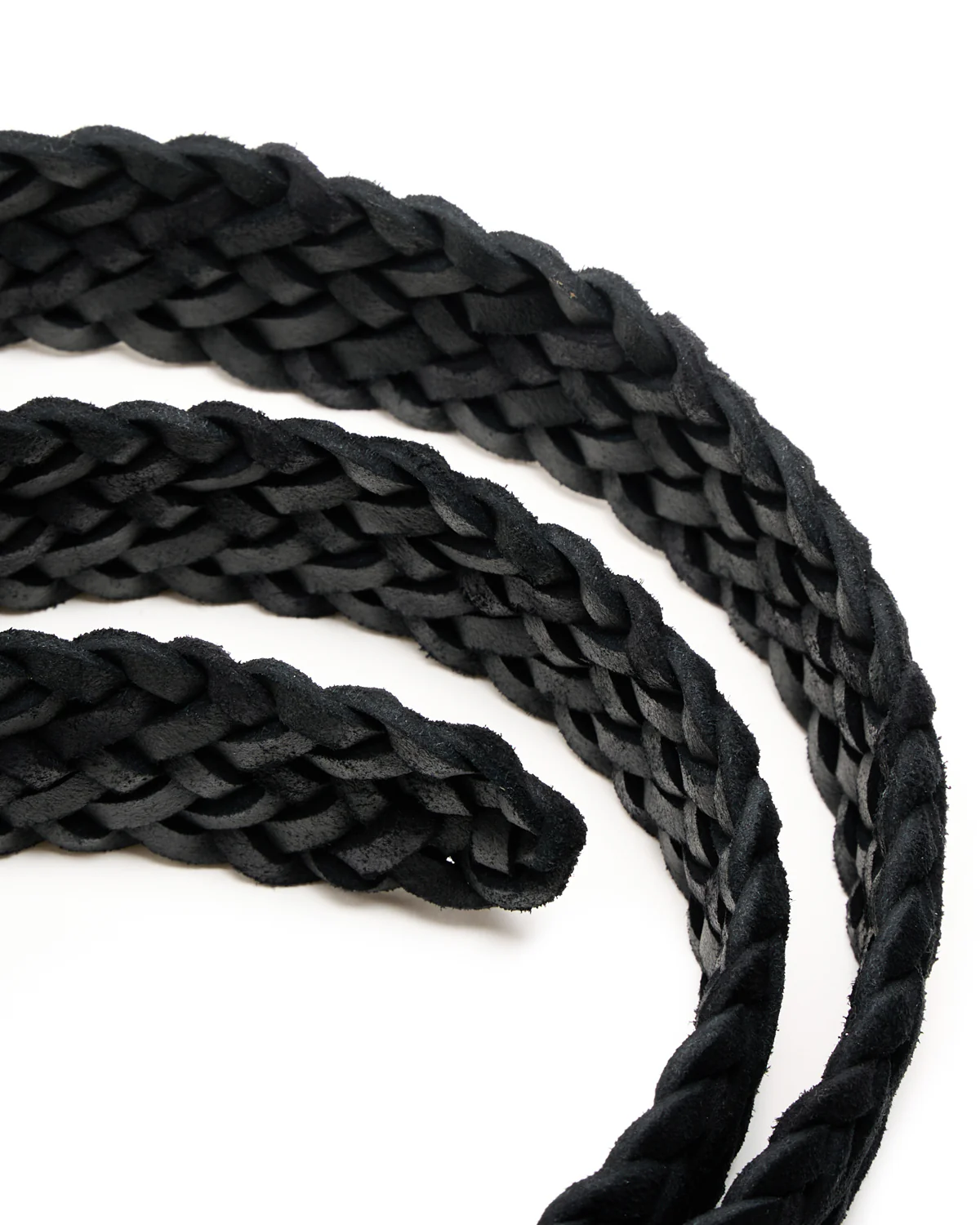 Suede Leather Braided Belt - Image 3