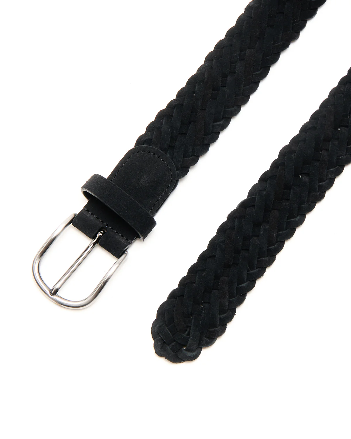 Suede Leather Braided Belt - Image 4