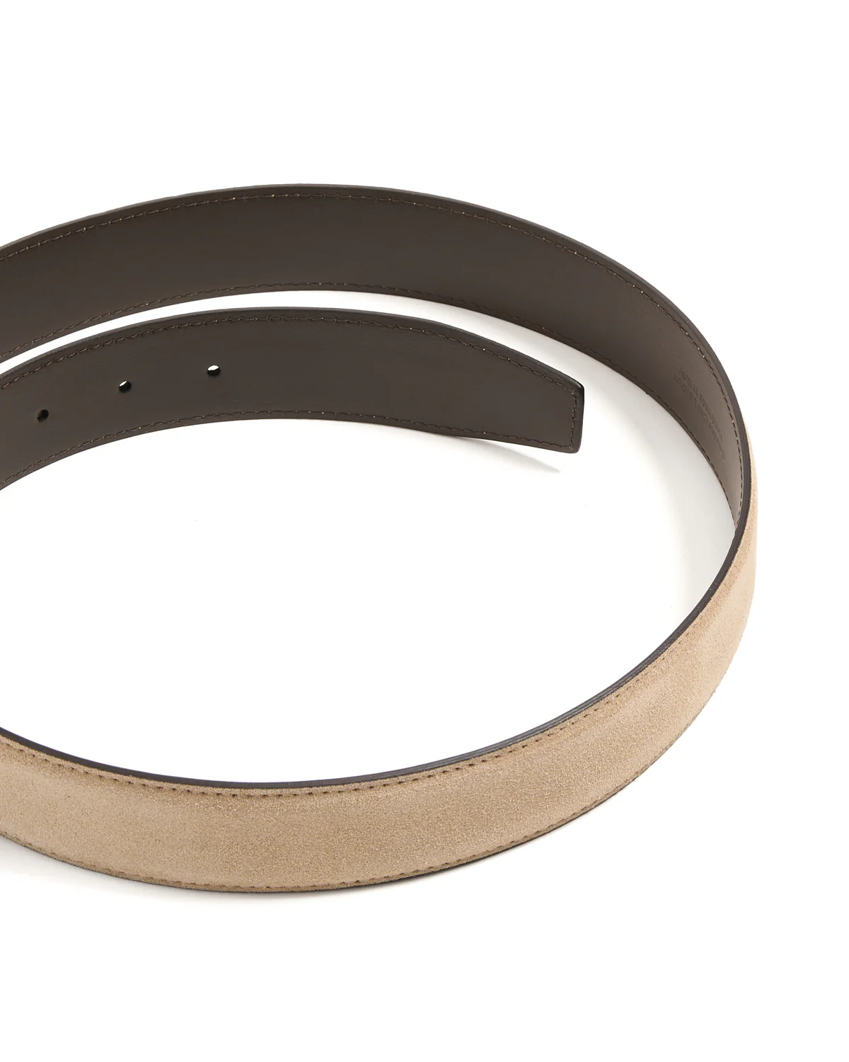 Tan Ultra Soft Suede Belt - Image 3