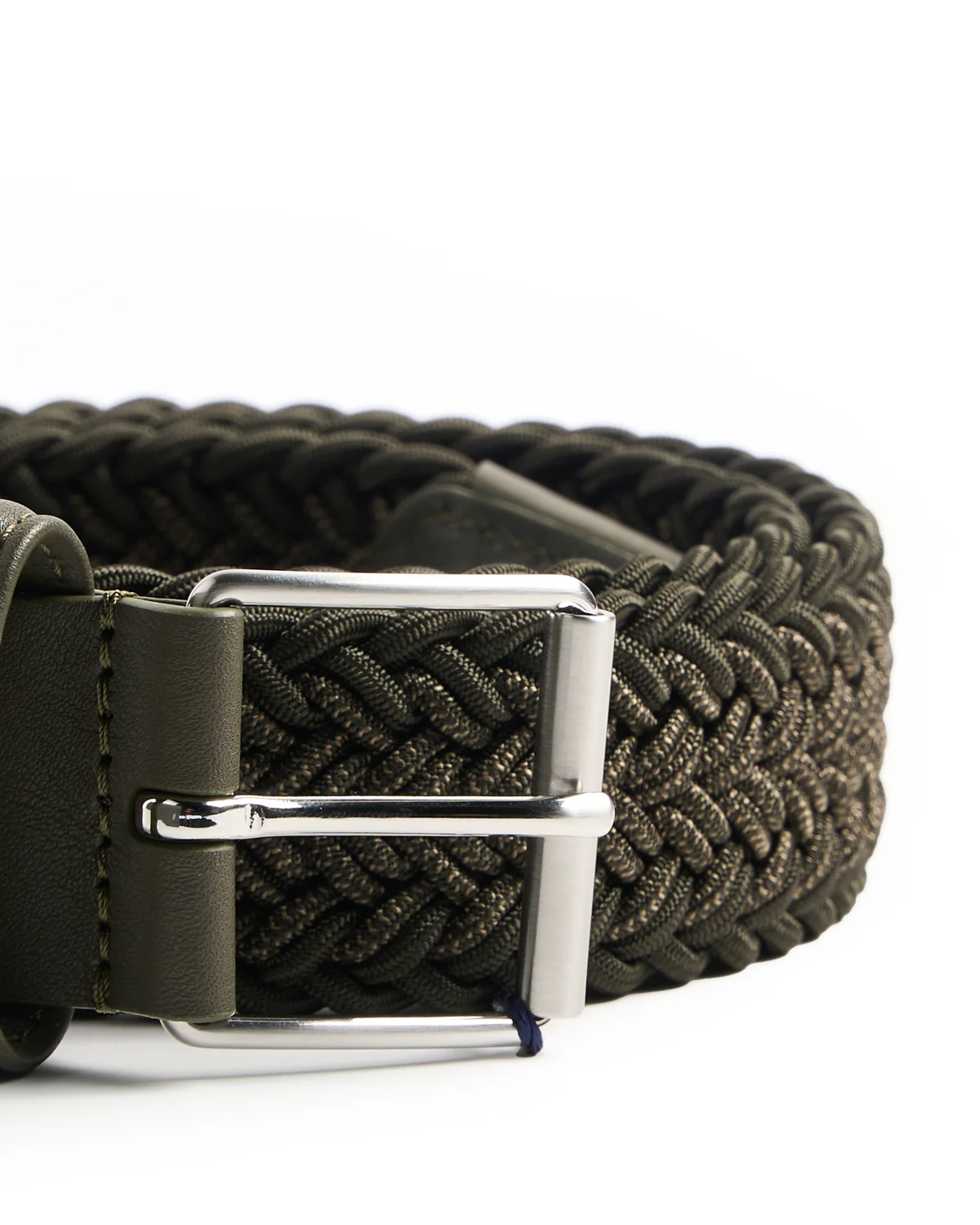 Two Tone Braided Stretch Belt - Image 3