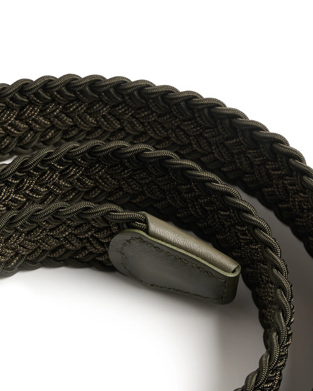 Two Tone Braided Stretch Belt - Image 4