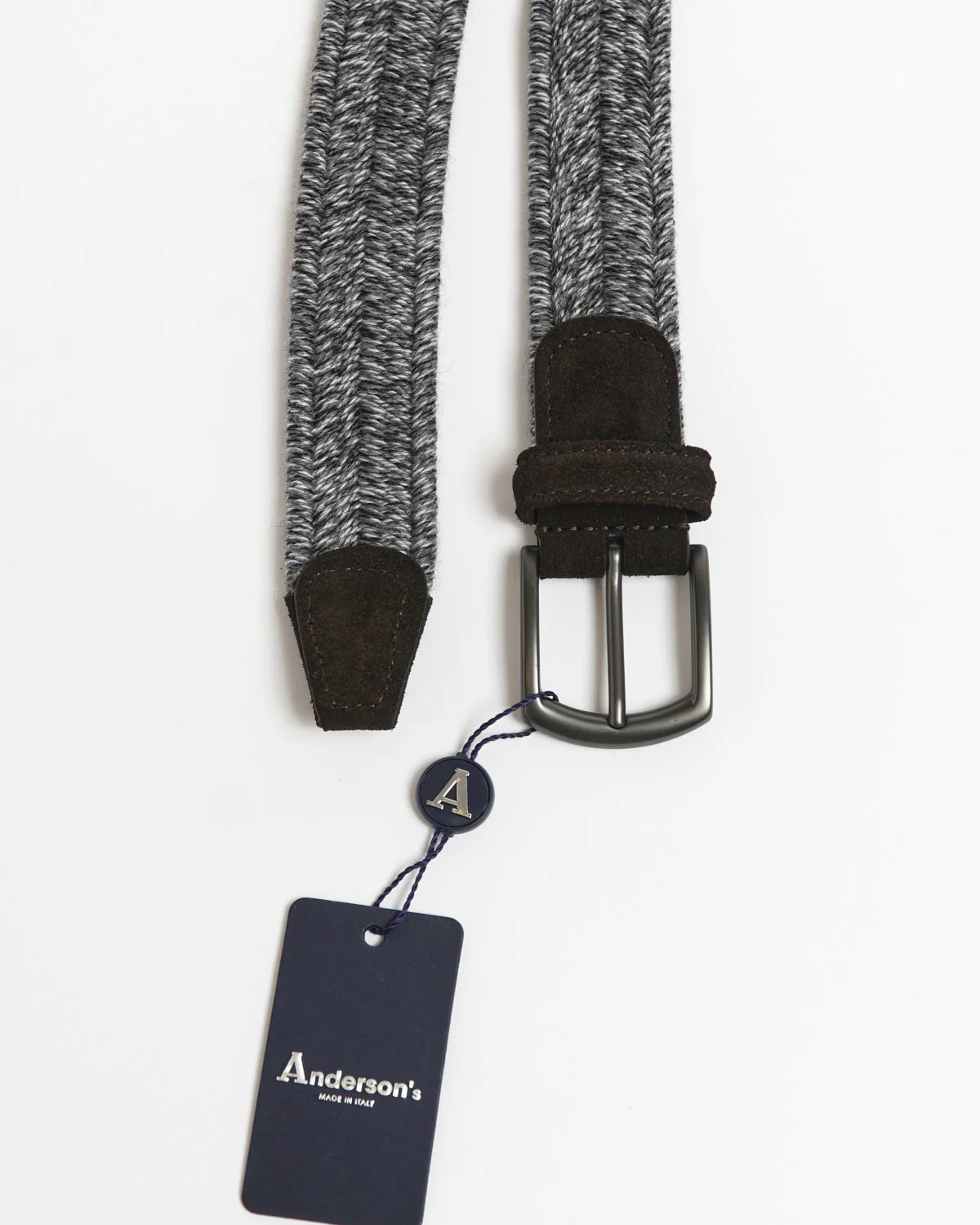 Wool Hairy Braided Stretch Belt - Image 3