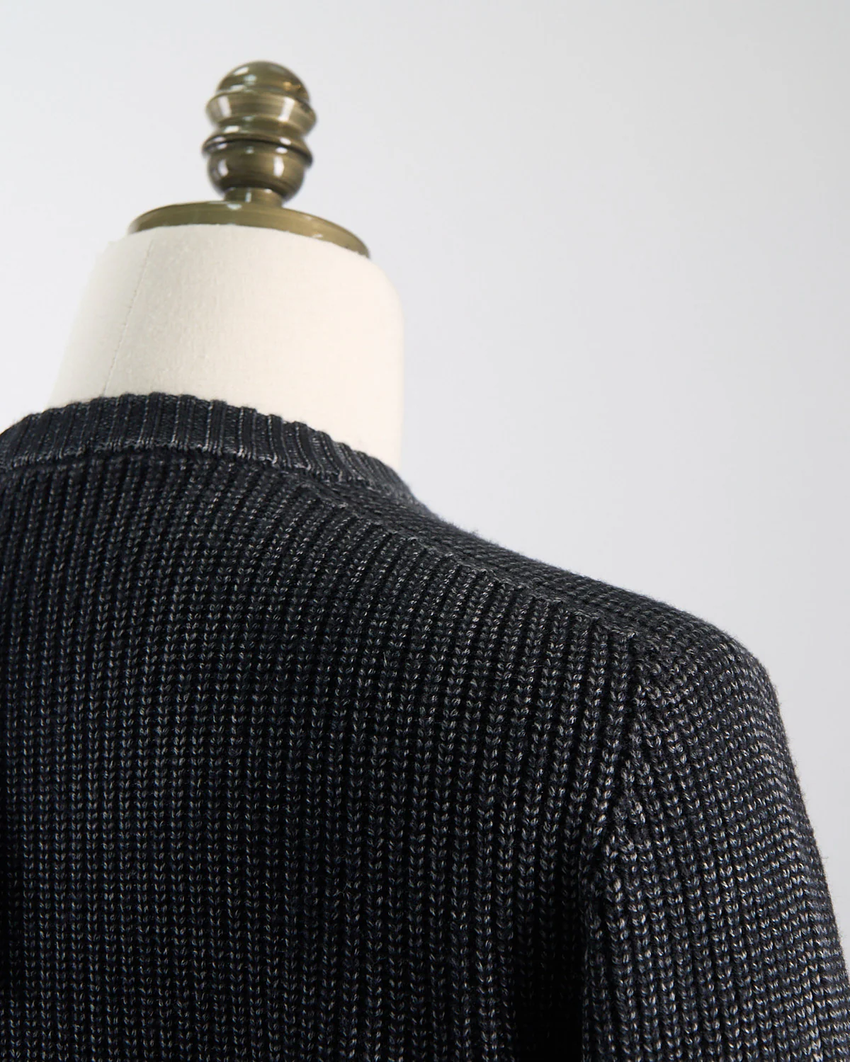 Brushed, 15 Gauge, 100% Merino, Crewneck Sweater - Image 4