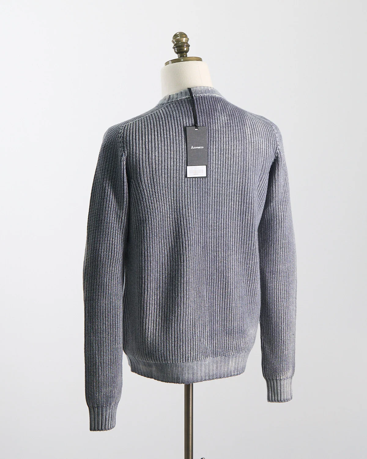 Brushed, 15 Gauge, 100% Merino, Crewneck Sweater - Image 2