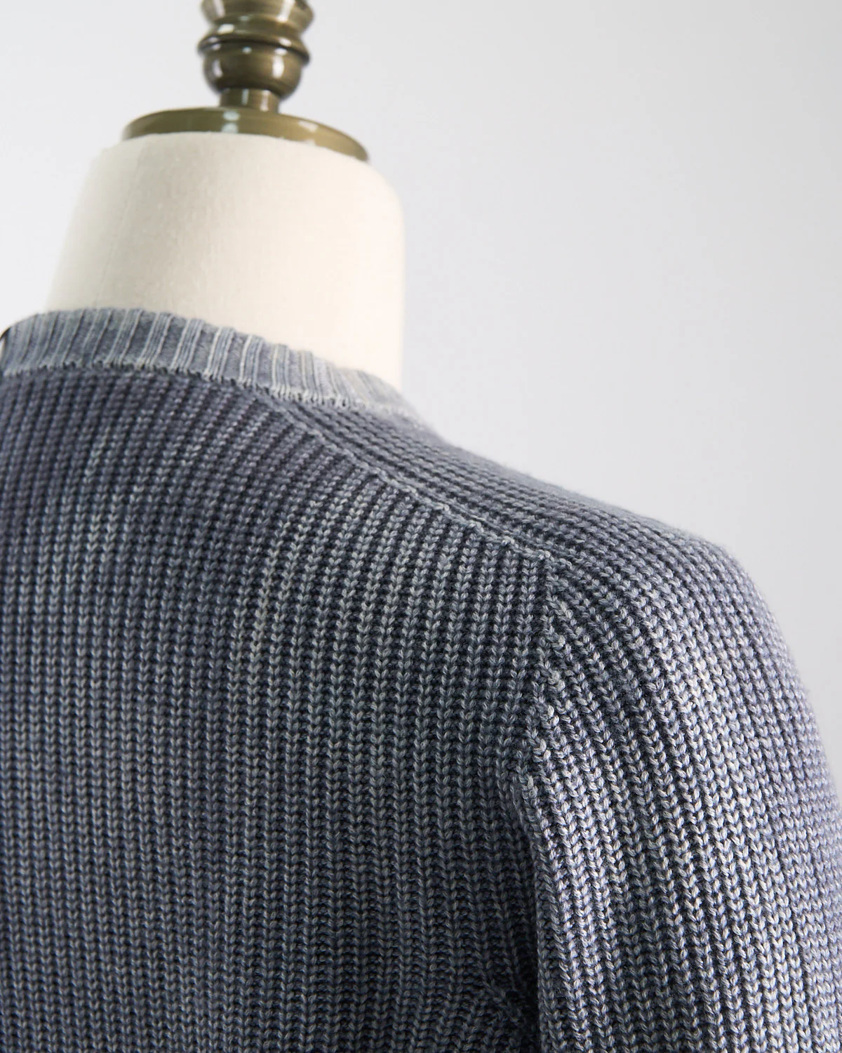 Brushed, 15 Gauge, 100% Merino, Crewneck Sweater - Image 6