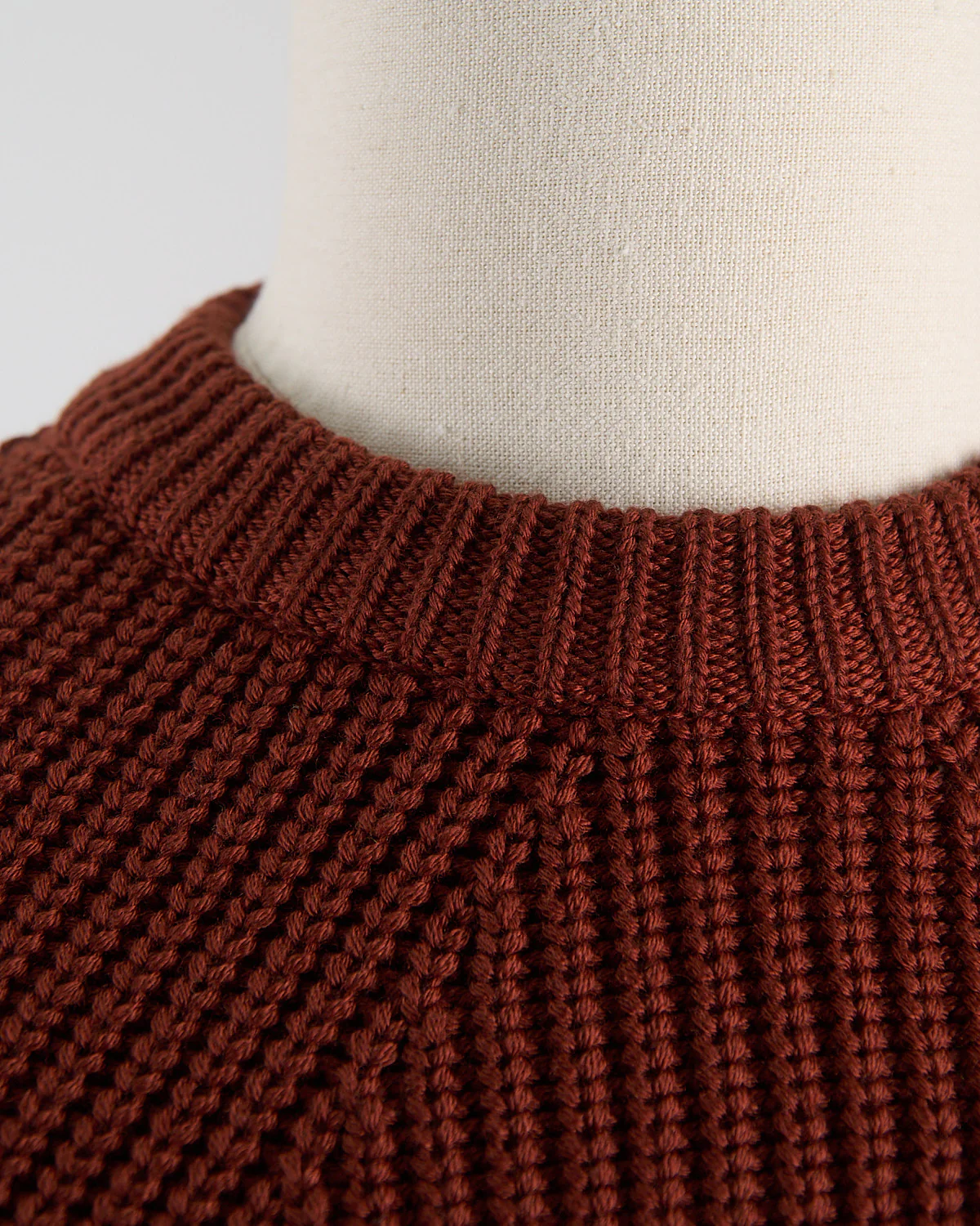 Raglan Sleeve Ribbed Signature Crewneck Sweater - Image 3