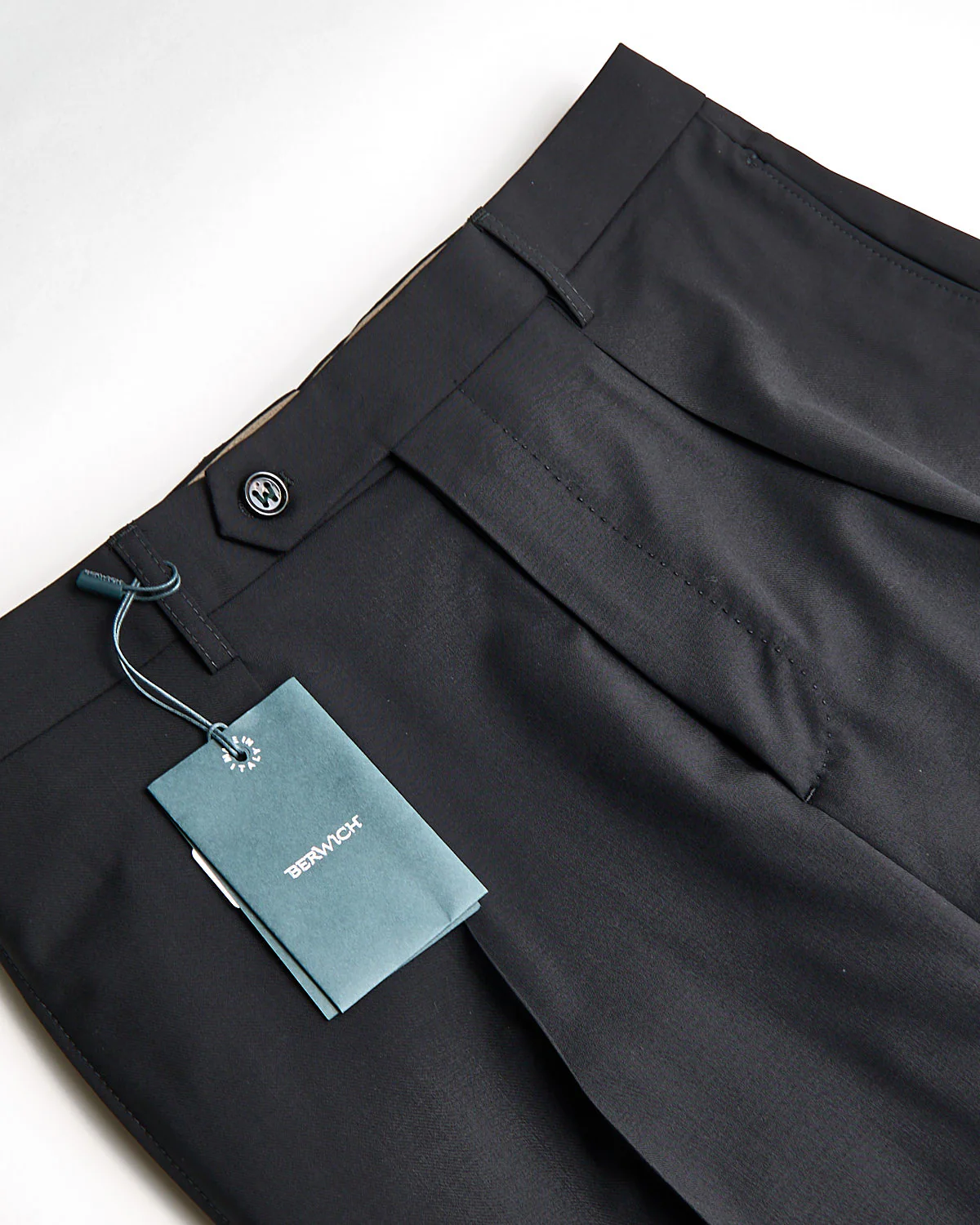 Black 'Chaia' Relaxed Fit Wool Trousers - Image 4