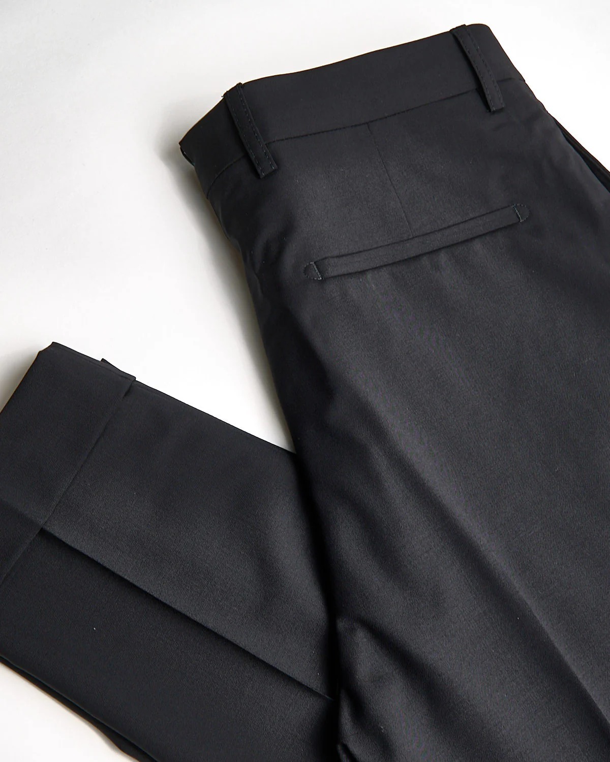 Black 'Chaia' Relaxed Fit Wool Trousers - Image 5