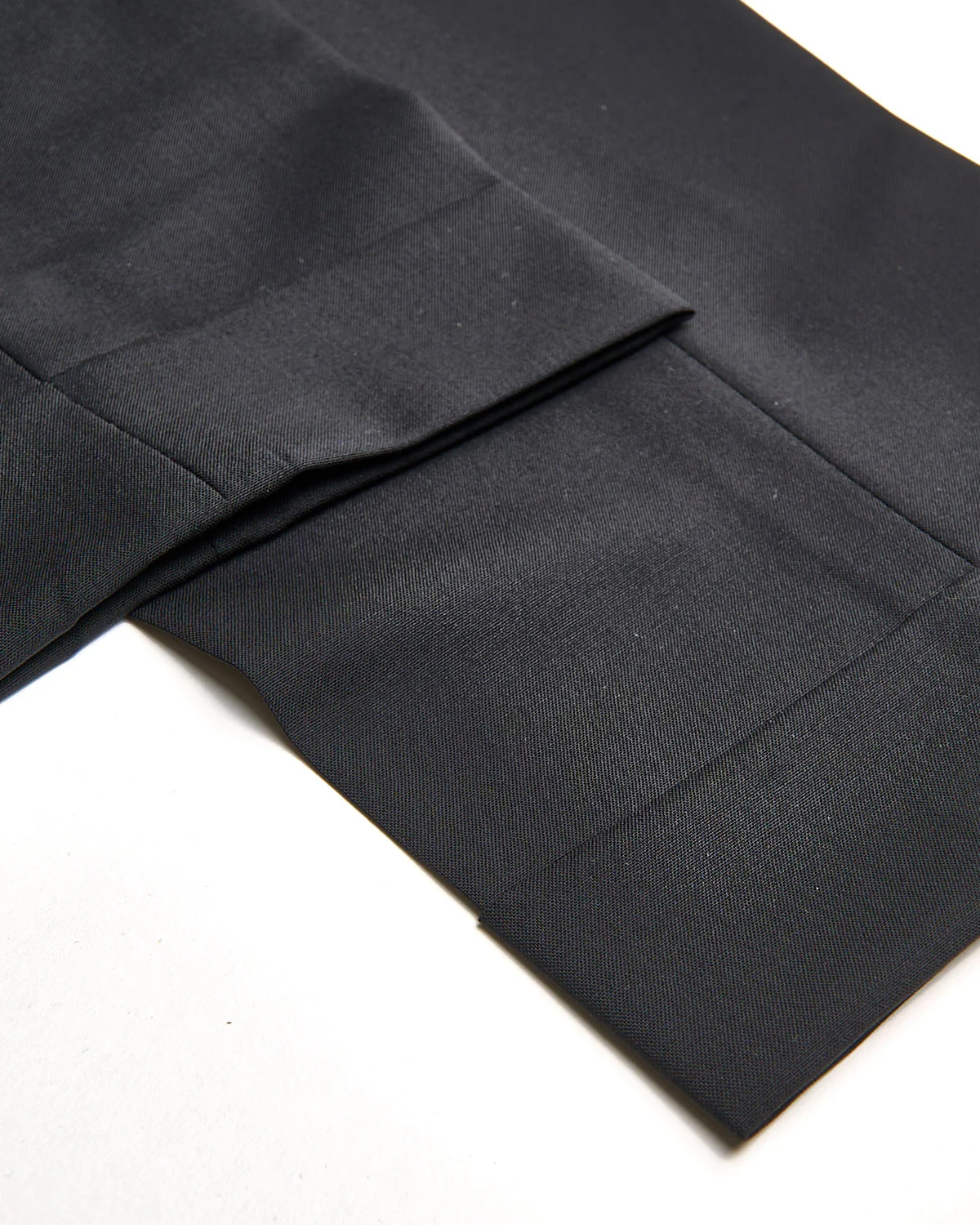Black 'Chaia' Relaxed Fit Wool Trousers - Image 7