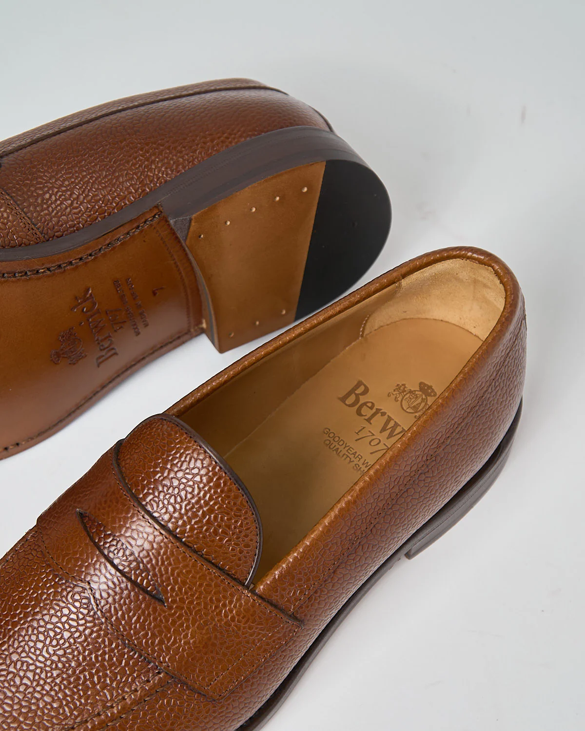 Country Calf Leather Sole Loafers - Image 6