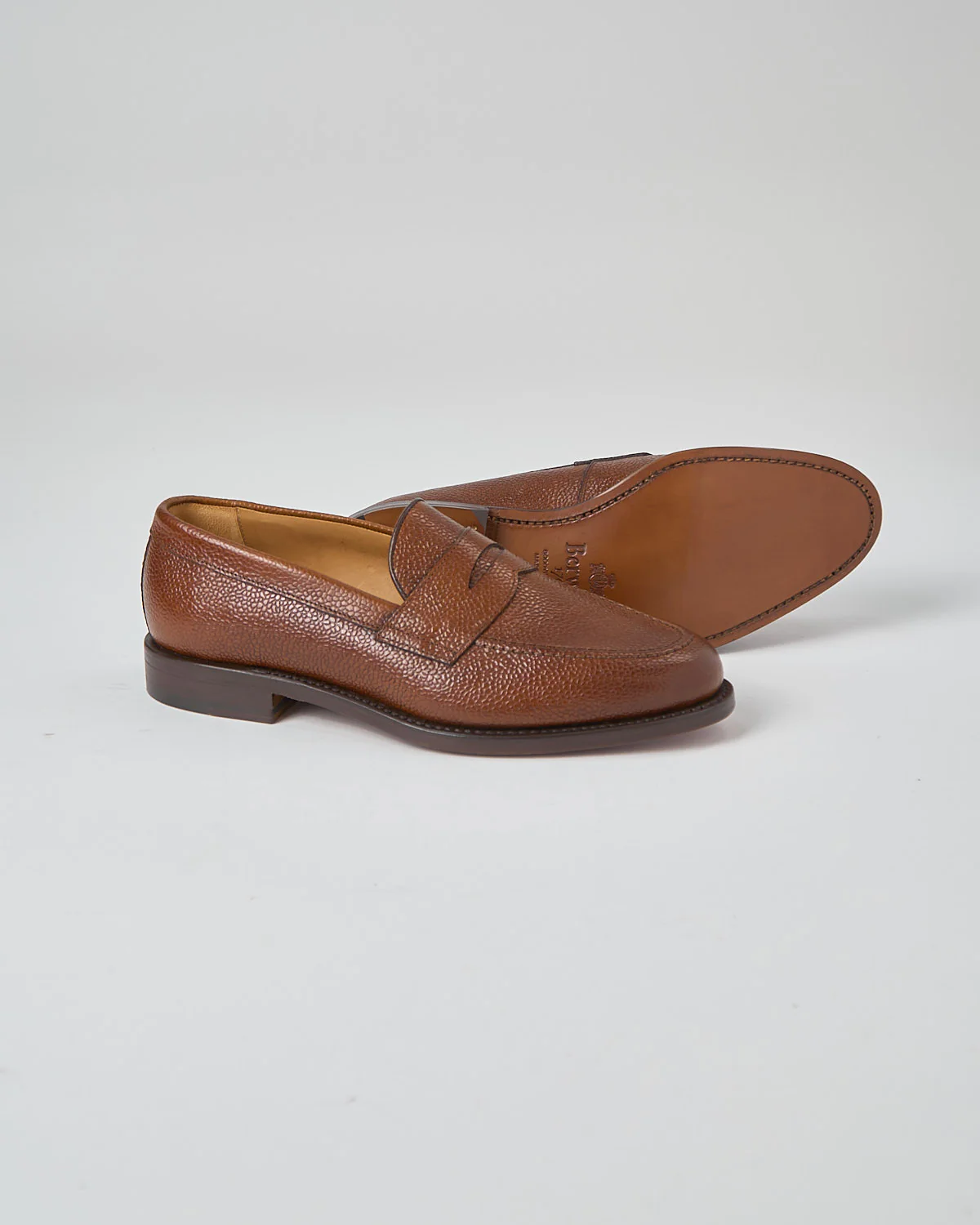 Country Calf Leather Sole Loafers - Image 7