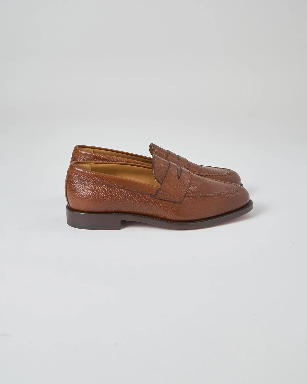 Country Calf Leather Sole Loafers - Image 8