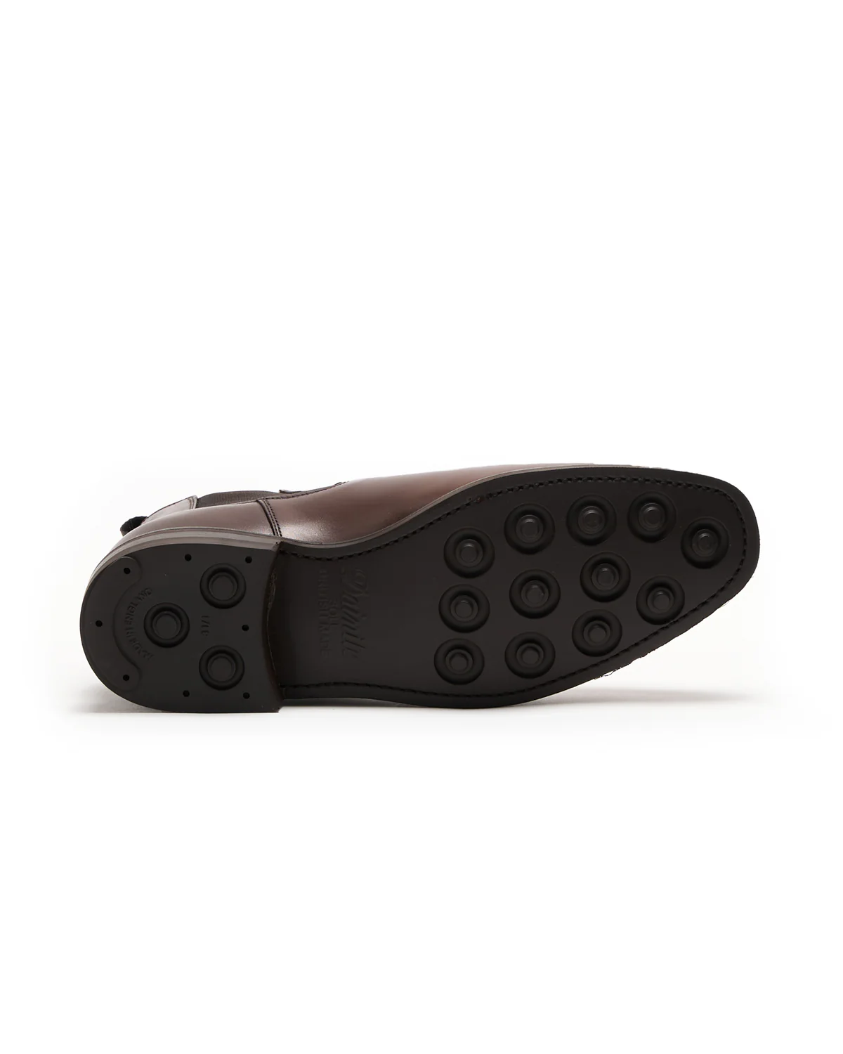 Dark Brown Leather Chelsea Boot - Image 4