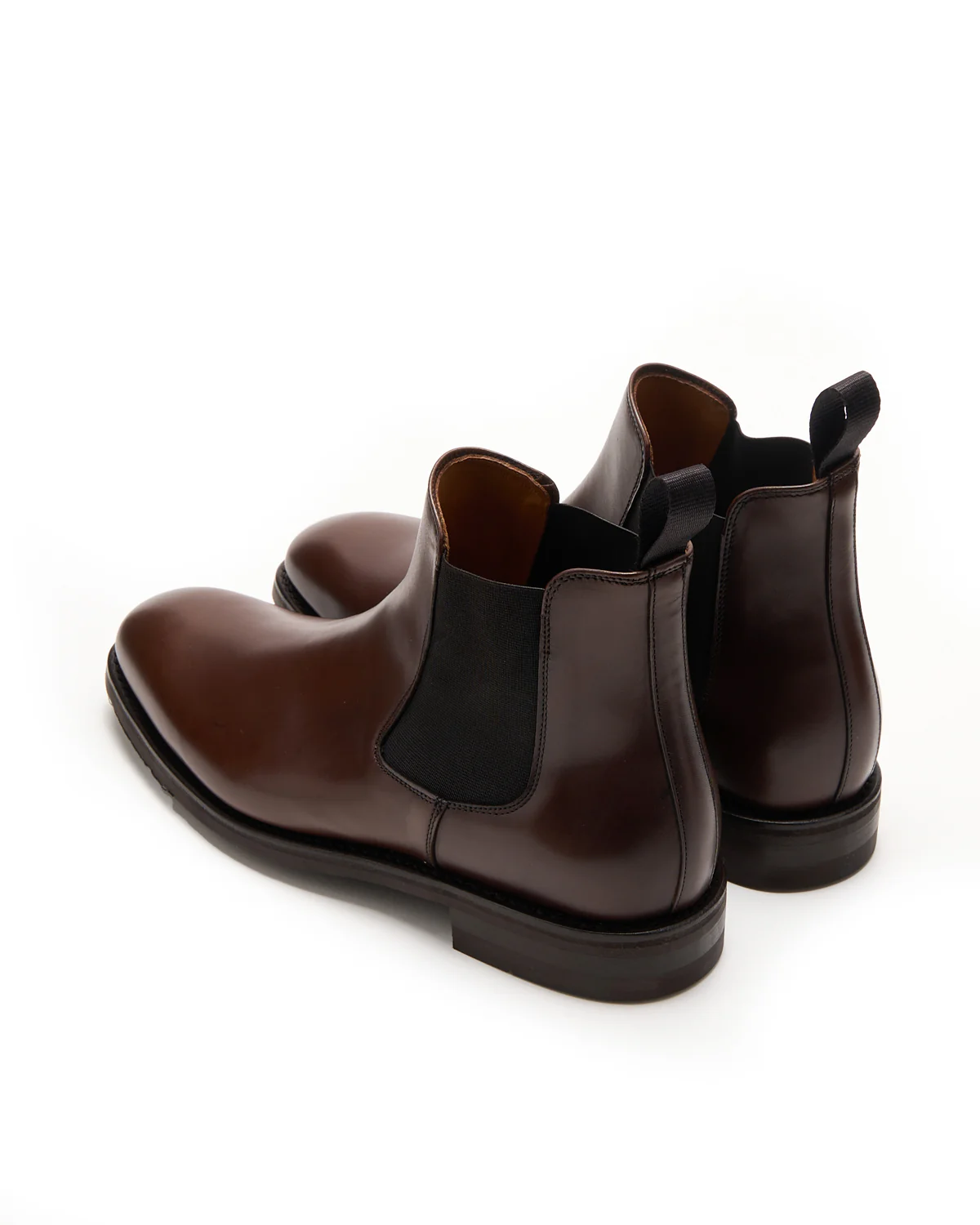 Dark Brown Leather Chelsea Boot - Image 6
