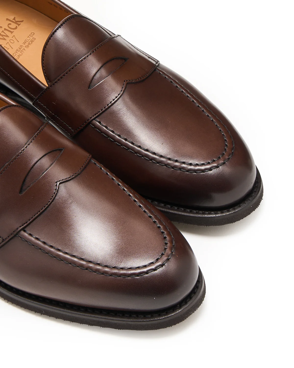 Dark Brown Rubber Sole Loafers - Image 5