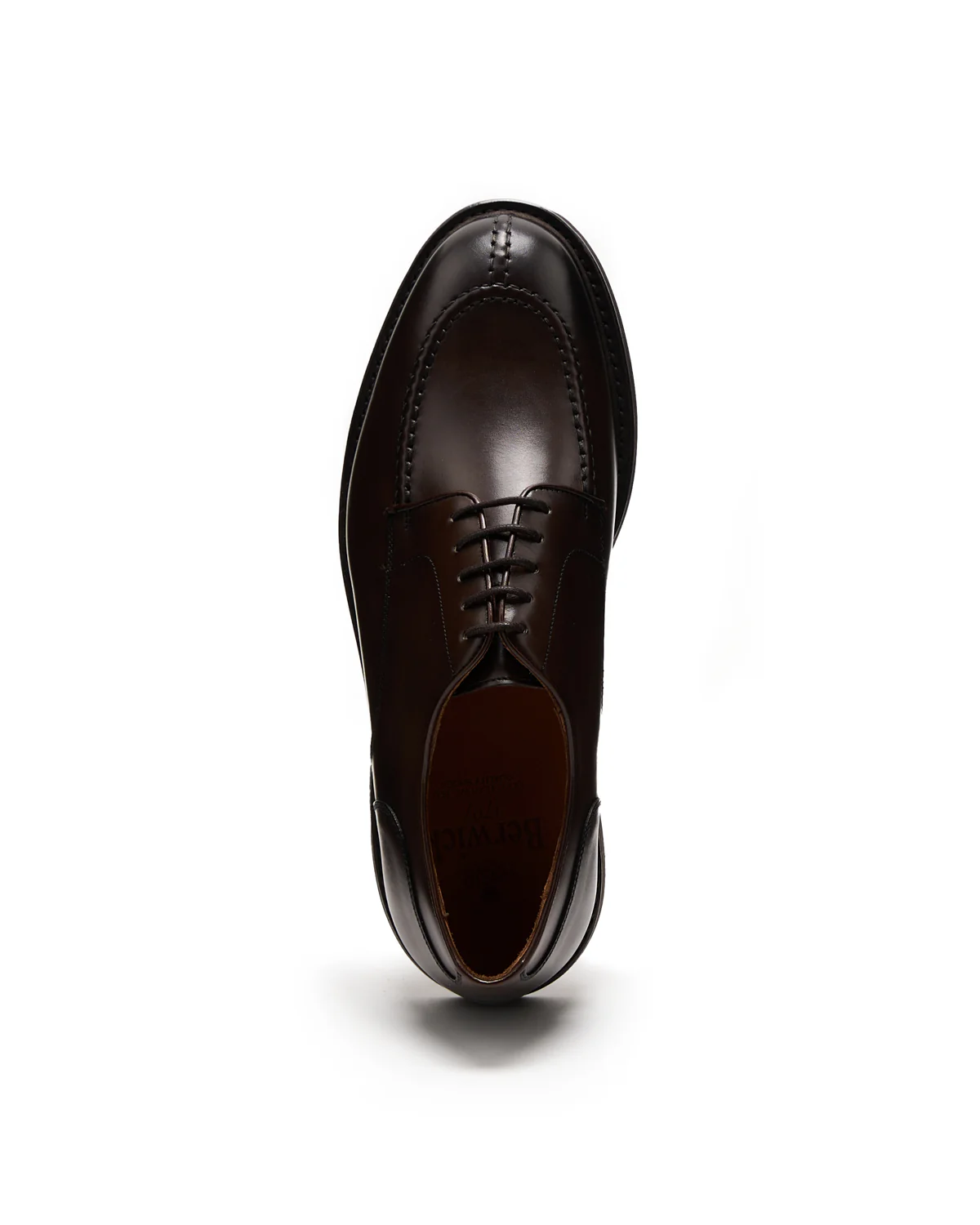 Dark Brown Split Toe Dress Shoe - Image 3