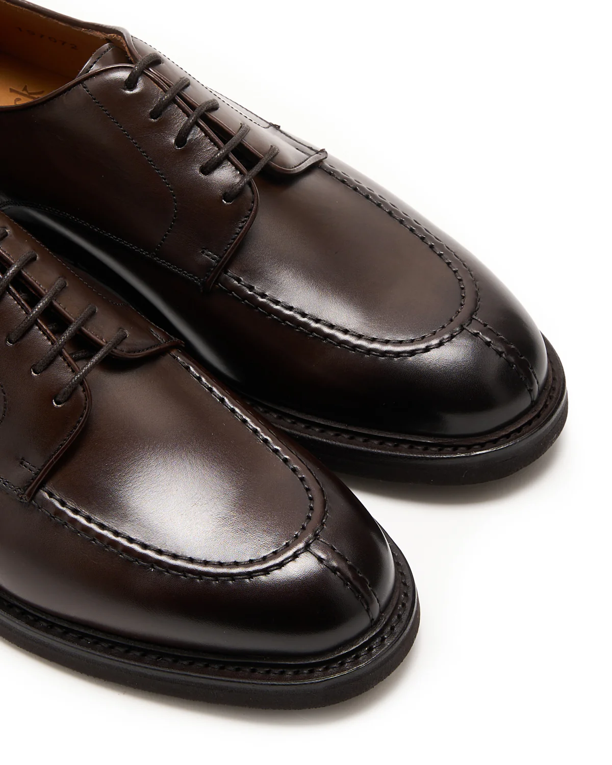 Dark Brown Split Toe Dress Shoe - Image 5