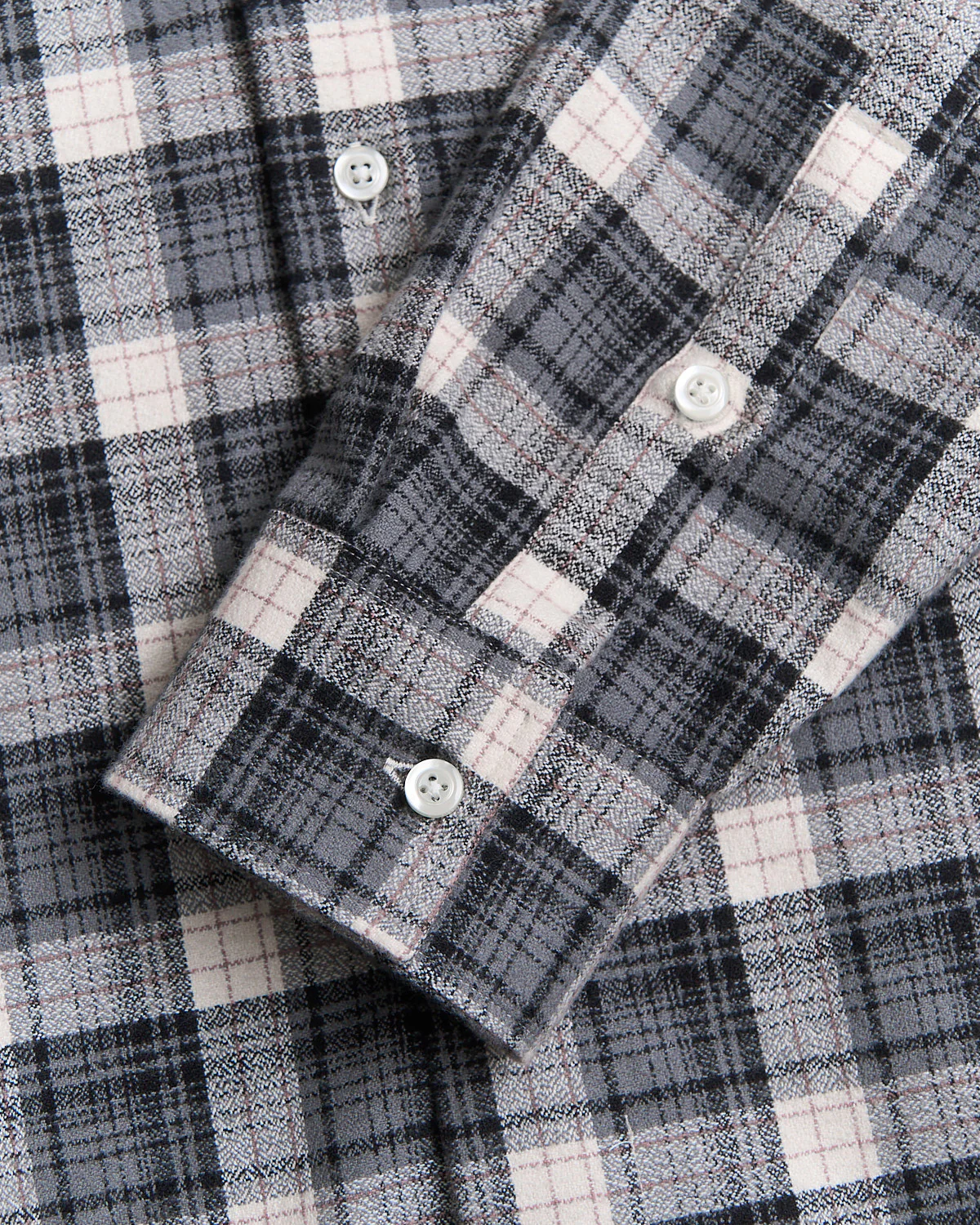 'Mammoth Flannel' Plaid Crepe Flannel Shirt - Image 3