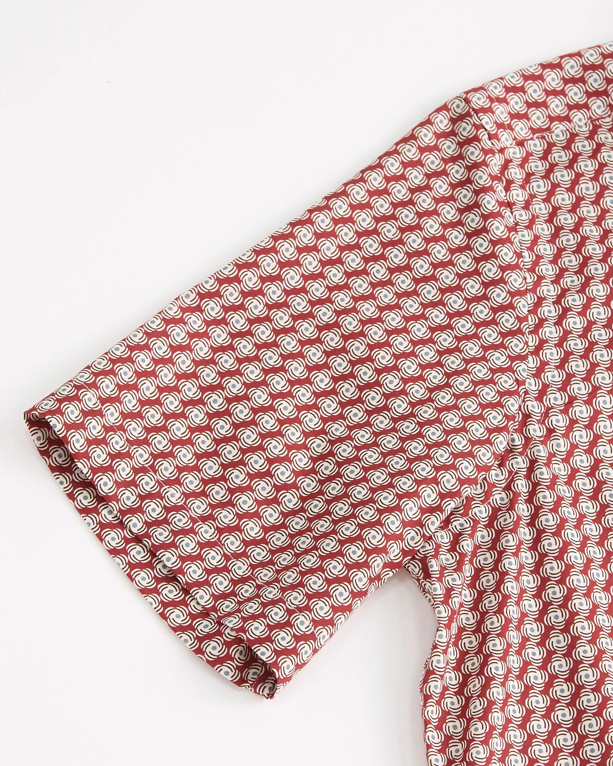 Twister Print Cotton Short Sleeve Shirt - Image 4