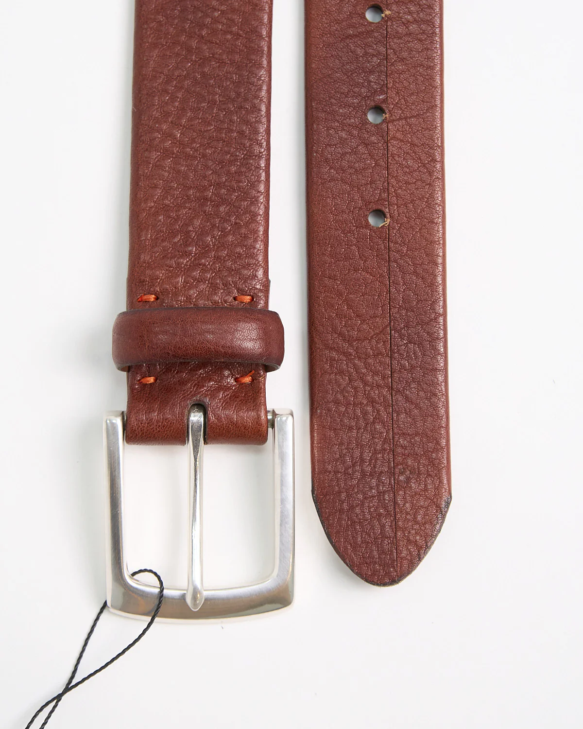 Bosca Pebble Grain Belt / Cognac - Image 4