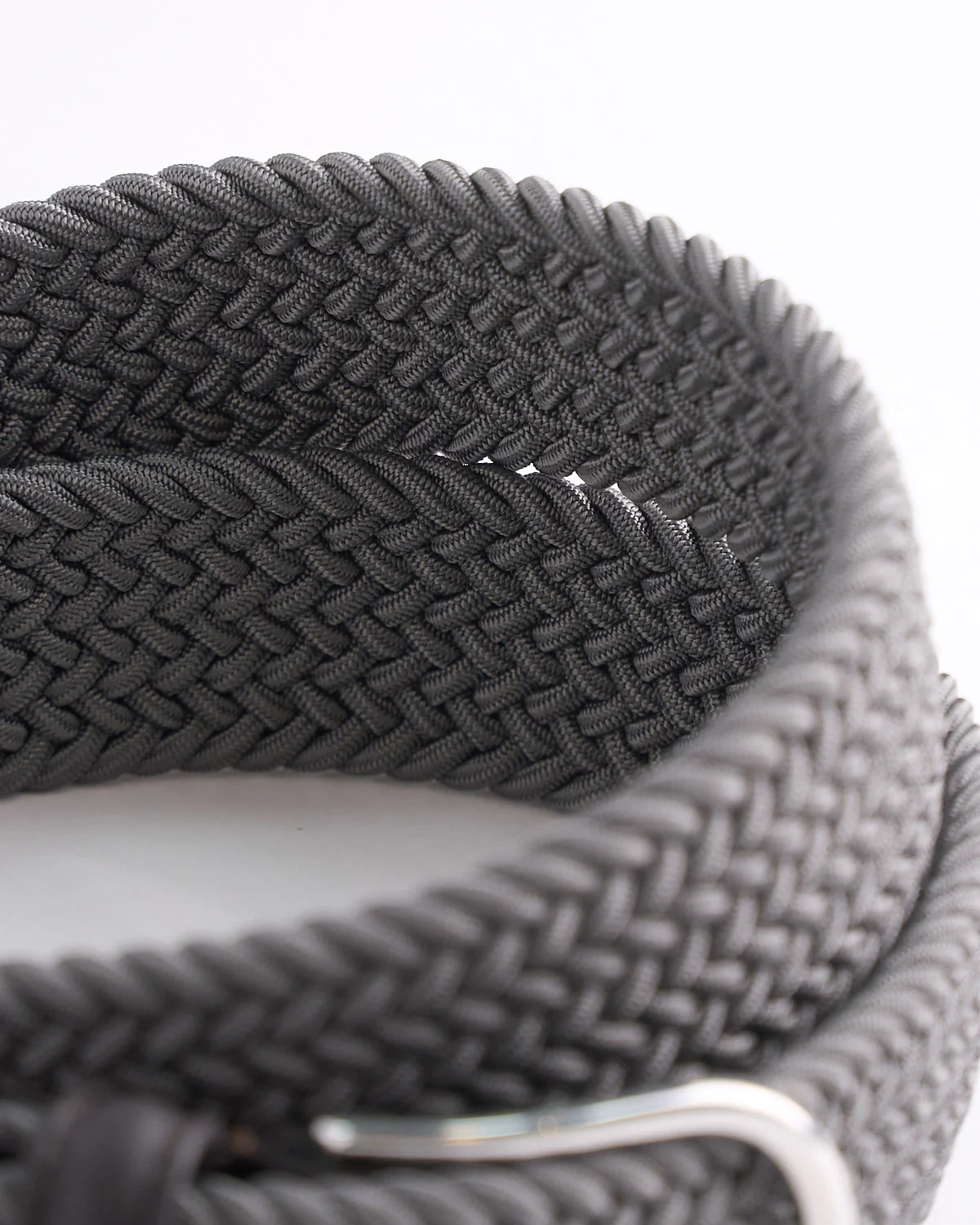 Braided Stretch Belt / Grey - Image 2
