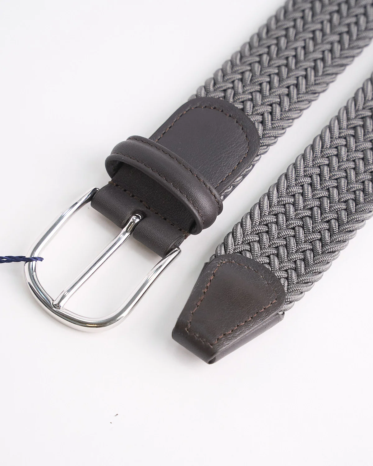 Braided Stretch Belt / Grey - Image 3