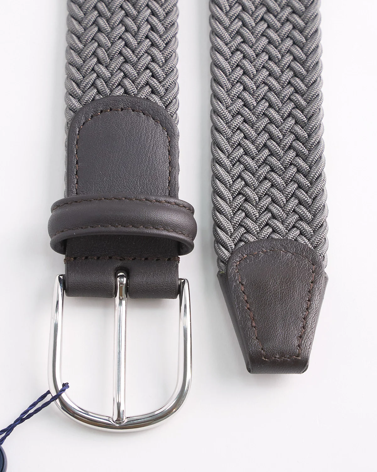 Braided Stretch Belt / Grey - Image 5