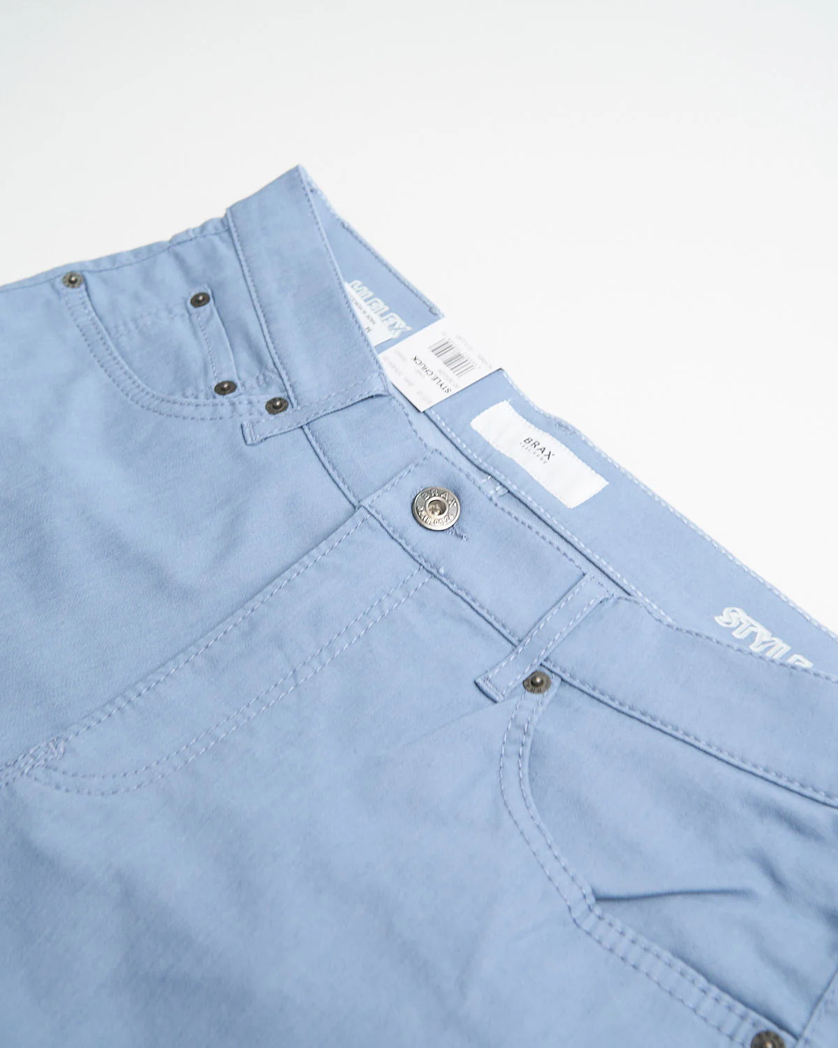 Blue Chuck Hi-Flex Stretch Cotton 5 Pocket Pants - Image 5