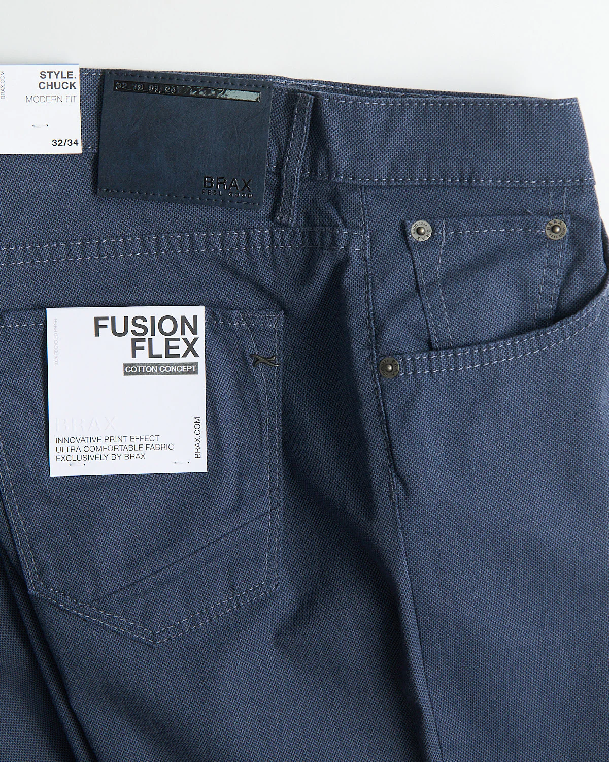 Chuck Fusion Flex Superlight Wool Look Easy Care Pants - Image 2